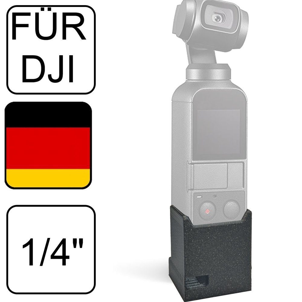 TronicXL Action Cam-Halterung Flexibles Stativ für DJI Osmo Pocket Gimbal Tripod Tisch Ständer Stand