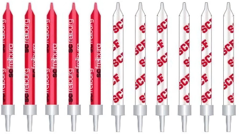 SC Freiburg Dekoobjekt Geburtstagskerzen 10er-Set