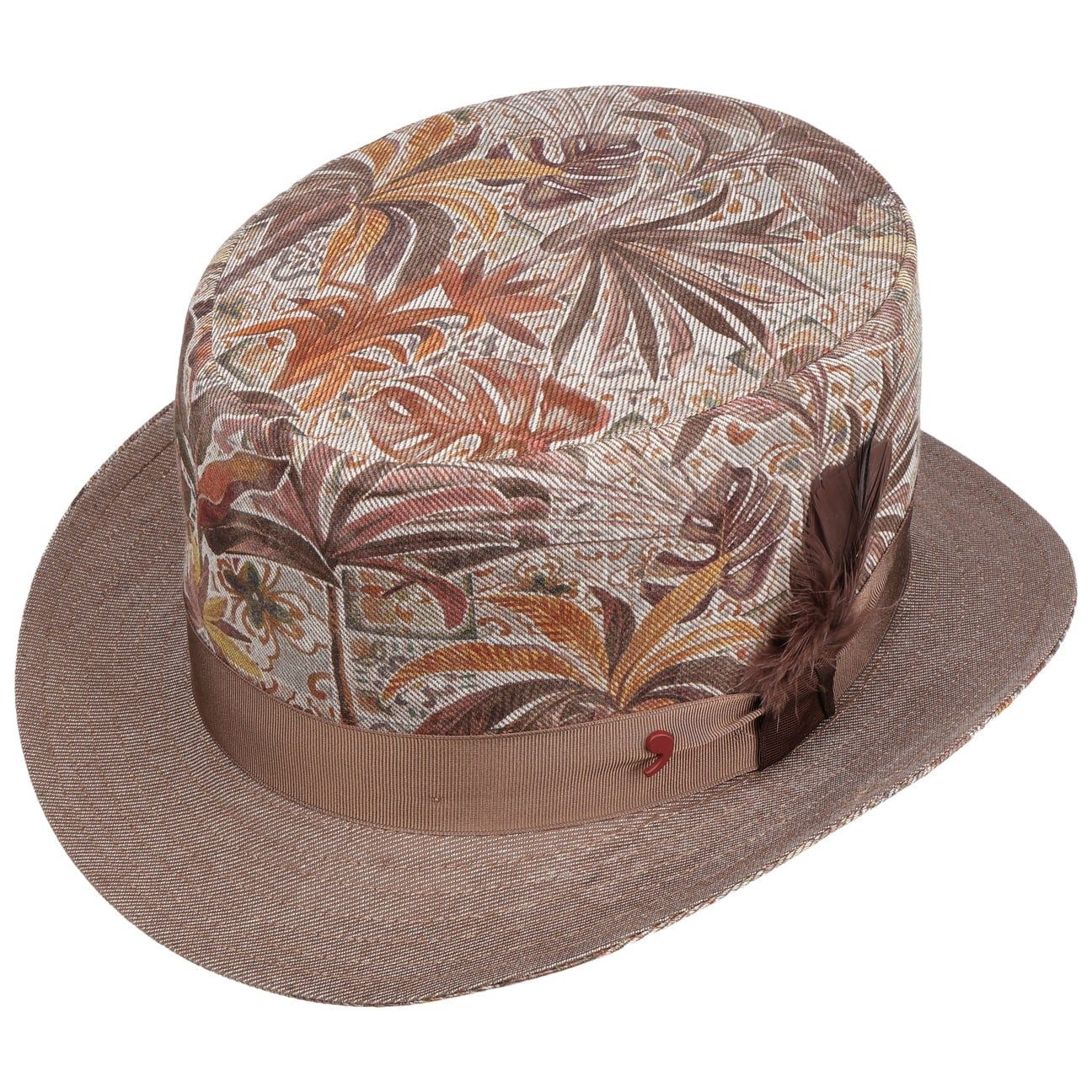 Alfonso D´Este Sonnenhut (1-St) Baumwollhut mit Futter, Made in Italy