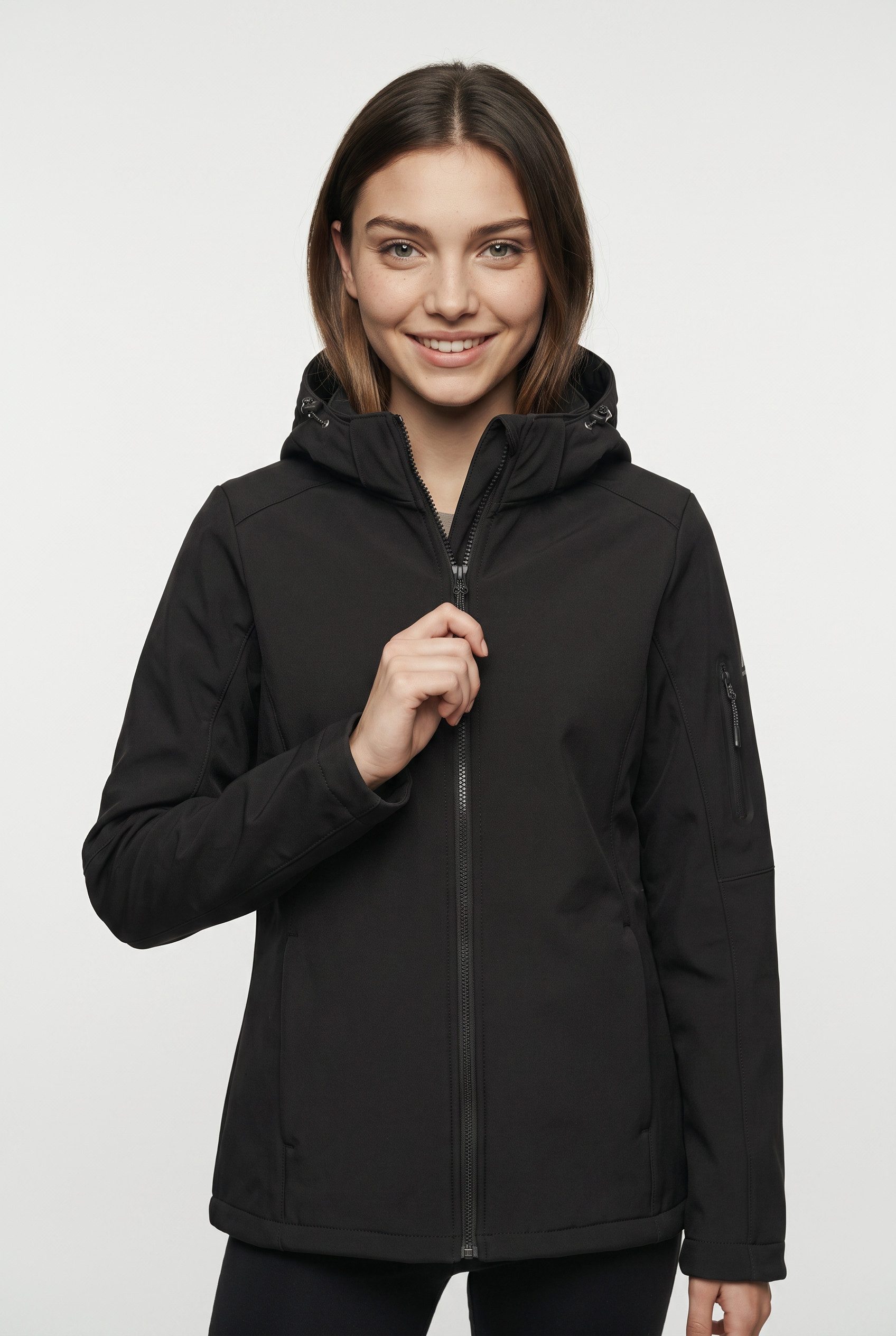 McKINLEY Outdoorjacke Da.-Jacke Kadino II W mit abnehmbarer Kapuze, wasserabweisend, winddicht, atmungsaktiv