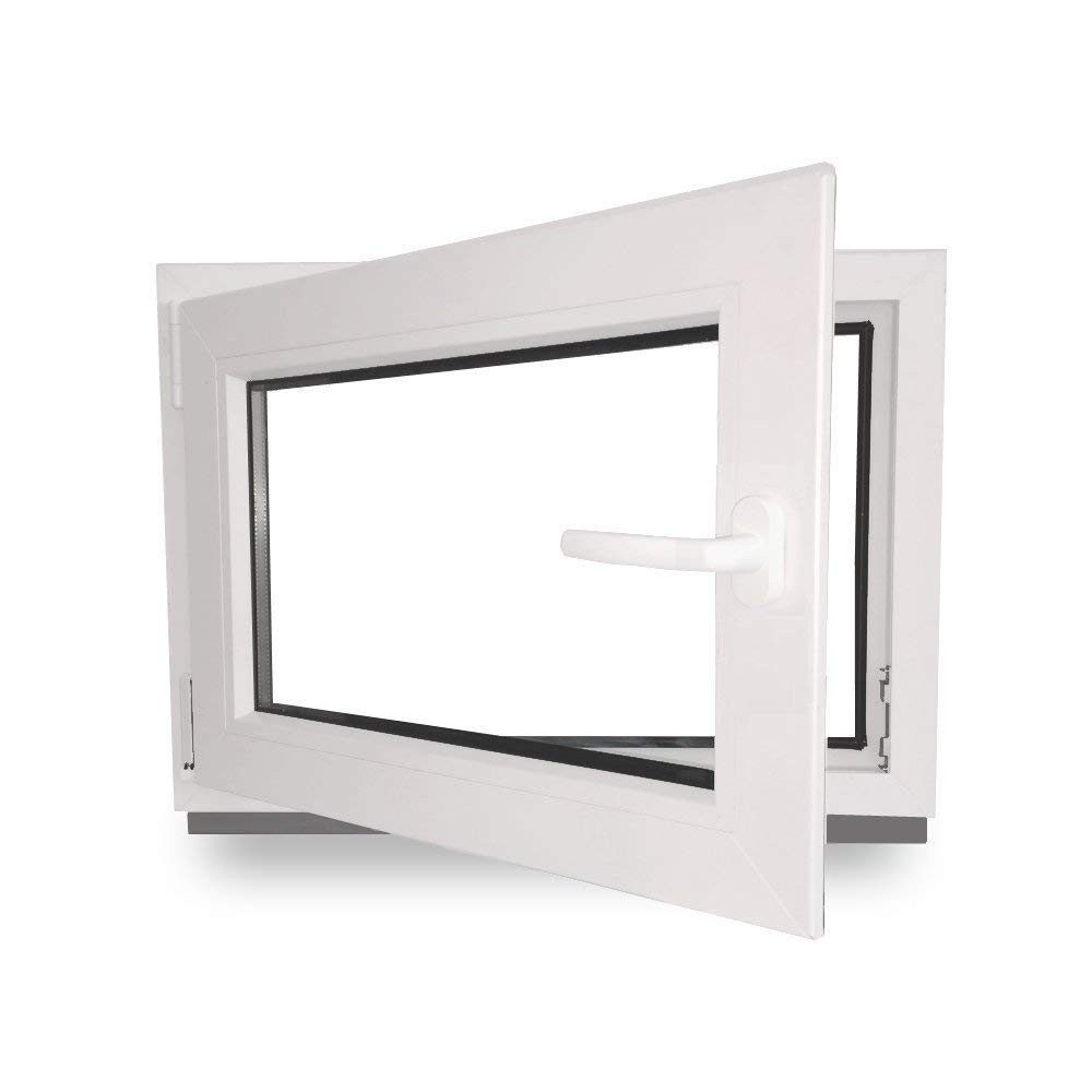JeCo Fenster Kellerfenster Kunststoff innen weiß günstig online kaufen