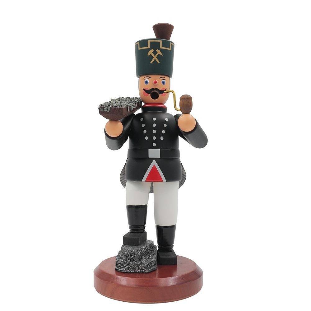 Dieter Legler GmbH & Co. KG Räuchermännchen Räuchermann Bergmann mit Erzbrett 22 cm - Echt Erzgebirge