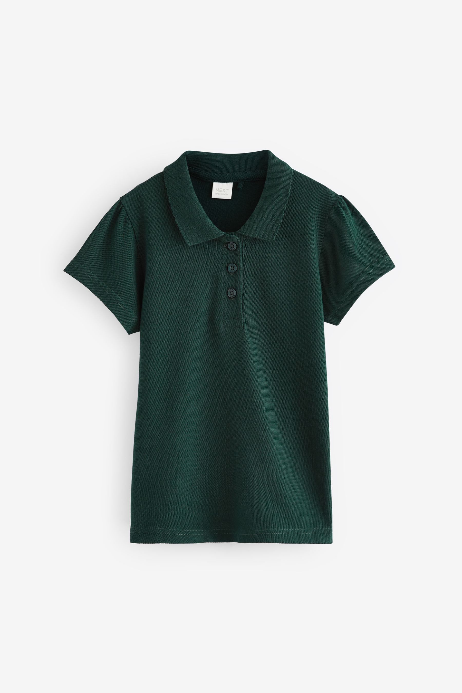 Next Poloshirt Kurzärmelige Polohemden aus Baumwolle im 2er-Pack (2-tlg)