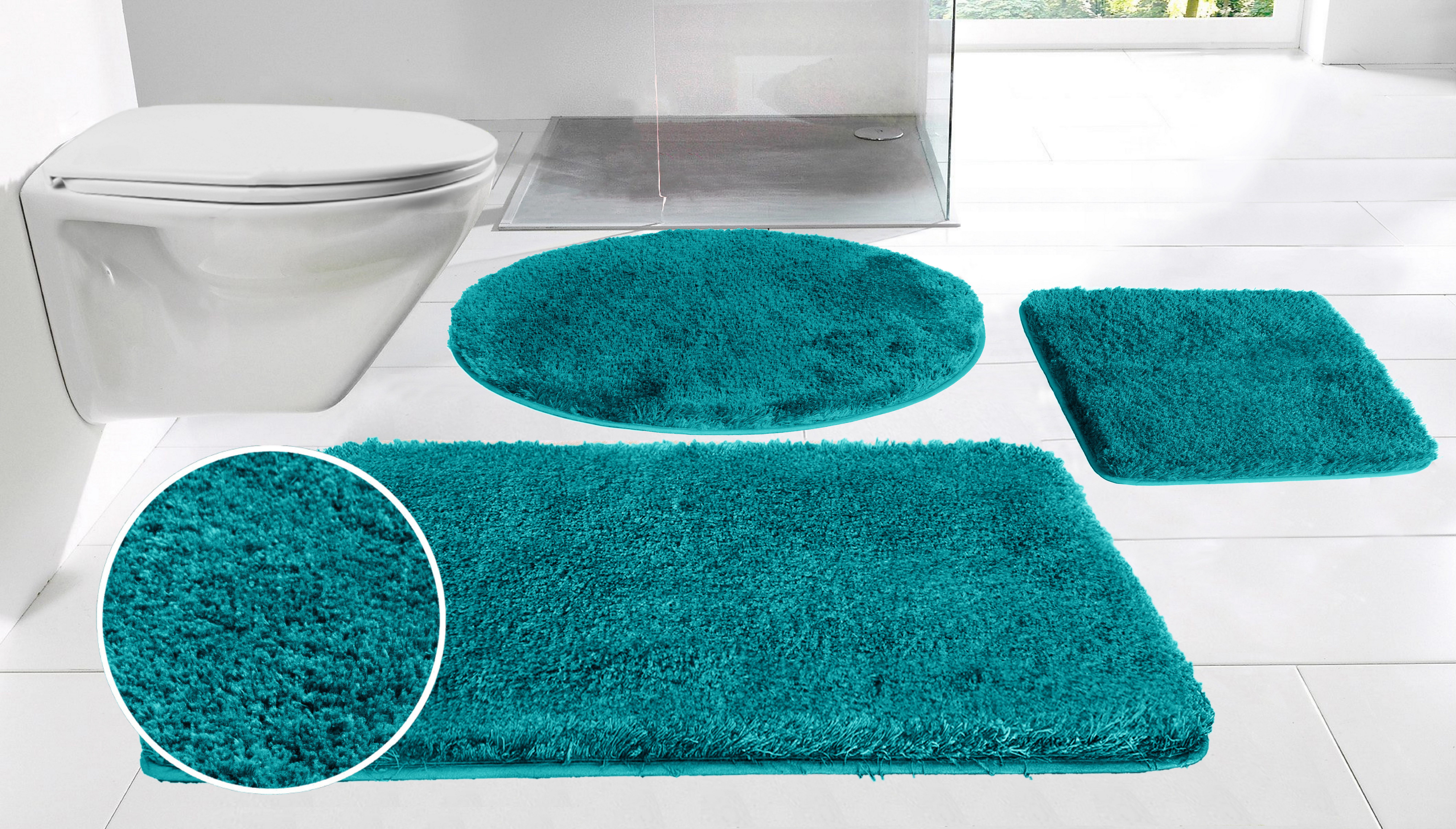 Möve Badematte Superwuschel, Badvorleger, Badezimmer Teppich, günstig online kaufen