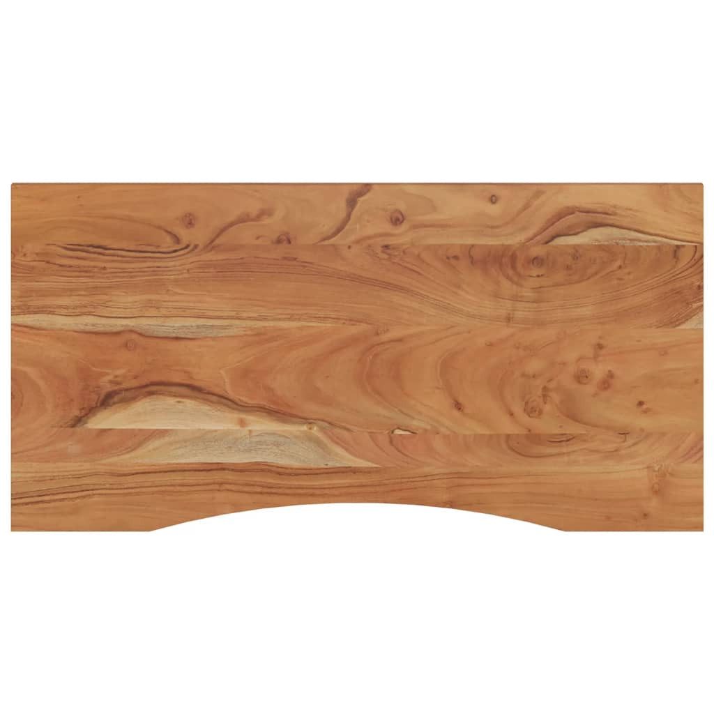 vidaXL Tischplatte Schreibtischplatte 120x60x2,5 cm Rechteckig Massivholz