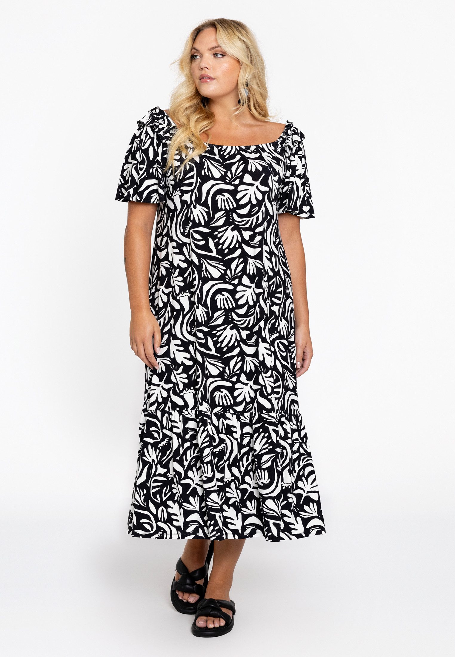 YOEK A-Linien-Kleid Damen Kleid Große Größen günstig online kaufen