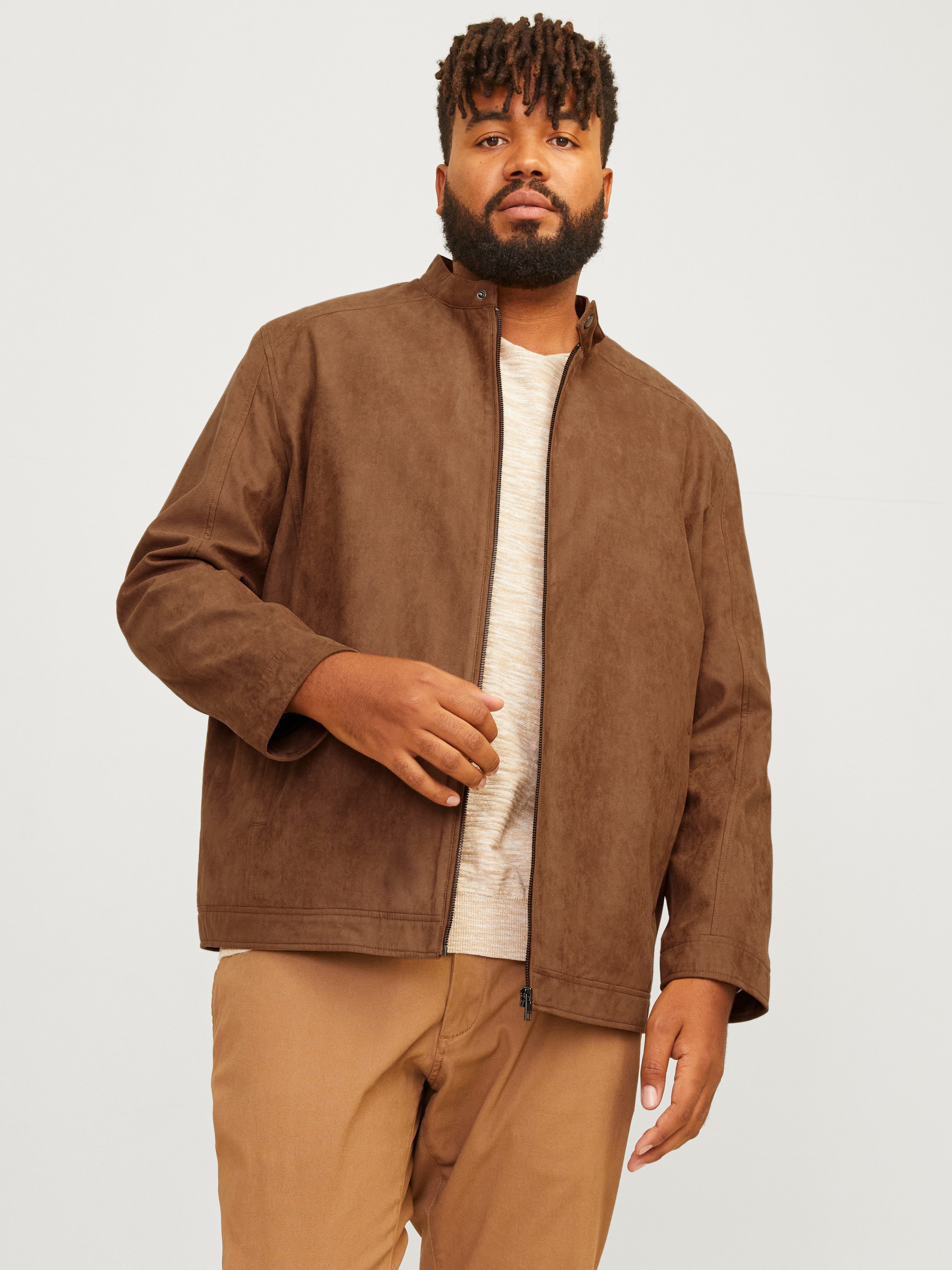 Jack & Jones PlusSize Lederimitatjacke JJEDYLAN günstig online kaufen