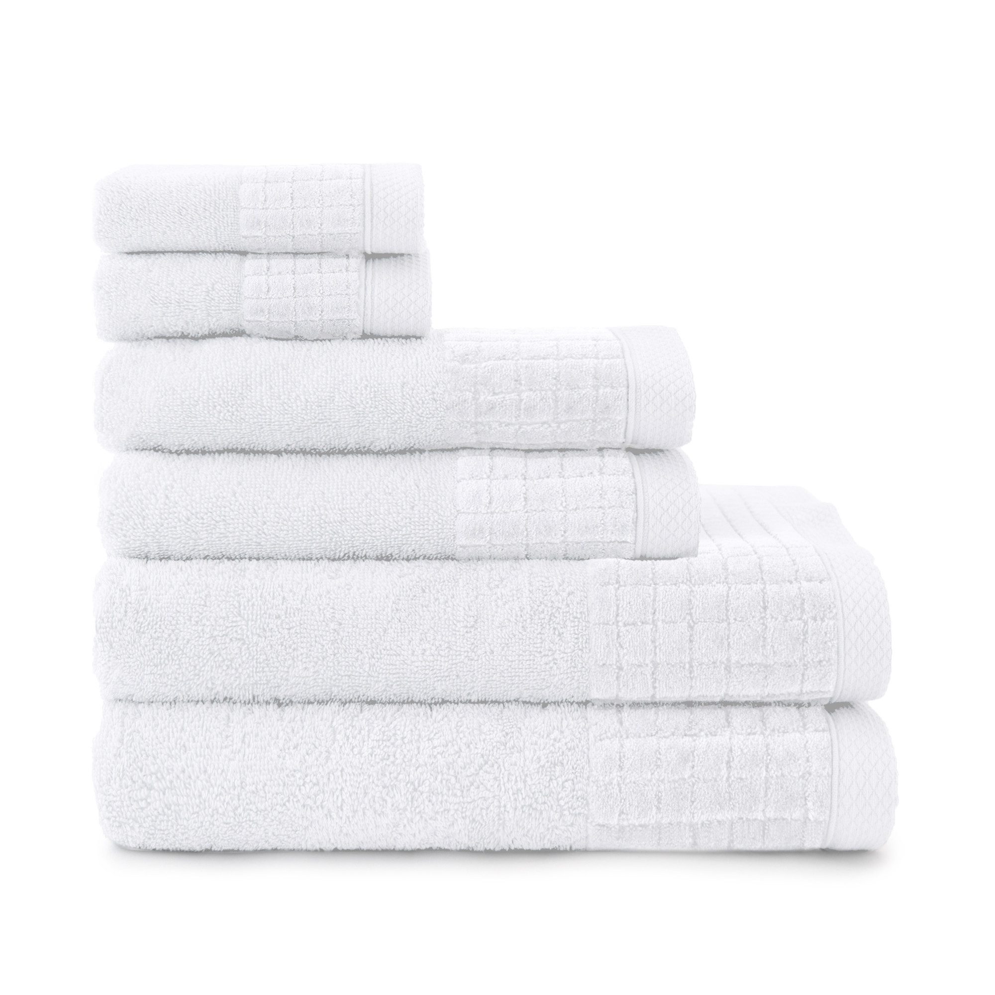 Zwoltex Handtücher Paulo Handtuch Set 6tlg 2x30x50 2x50x100 2x70x140 Baumwolle 500g, (Komplett Set Badtextilien weich saugstark langlebig Velour), Premium weich saugstark fusselfrei antibakteriell 5J Garantie