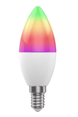 WOOX Smarte LED-Leuchte WOOX R9075 Smart Bulb E14 RGB+CCT, Farbwechsler, 2700K bis 6500K