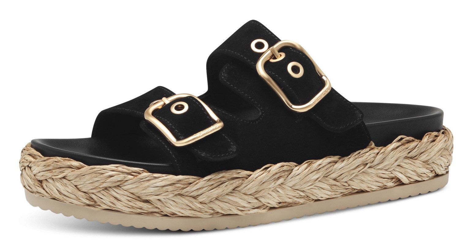 Tamaris Pantolette, Plateaus, Sommerschuh, Strandschuh mit günstig online kaufen