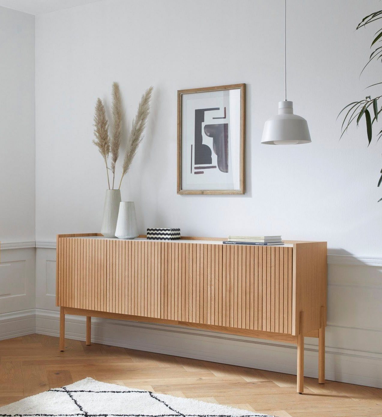 Woodman Sideboard Bottrup, Breite 177,5 cm, viel Stauraum, verstellbare Полки, FSC®