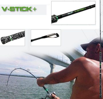 Zeck Fishing Spinnrute Zeck V-Stick+ 1,90m 250g Vertikalrute