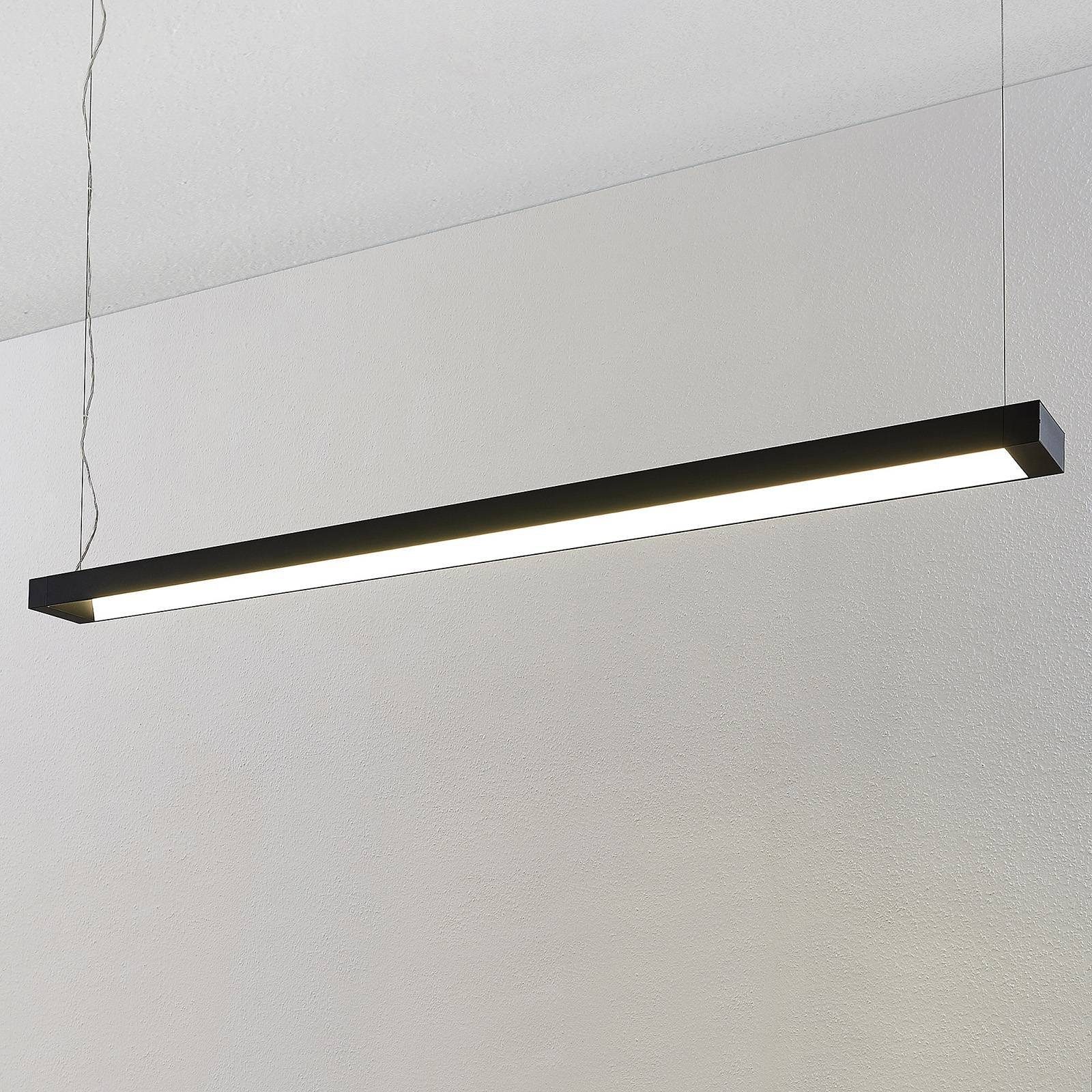 verbaut, Modern, Schwarz LED-Leuchtmittel inkl. (RAL Aluminium, universalweiß, Hängeleuchte Polycarbonat, fest Arcchio Cuna, 9005),