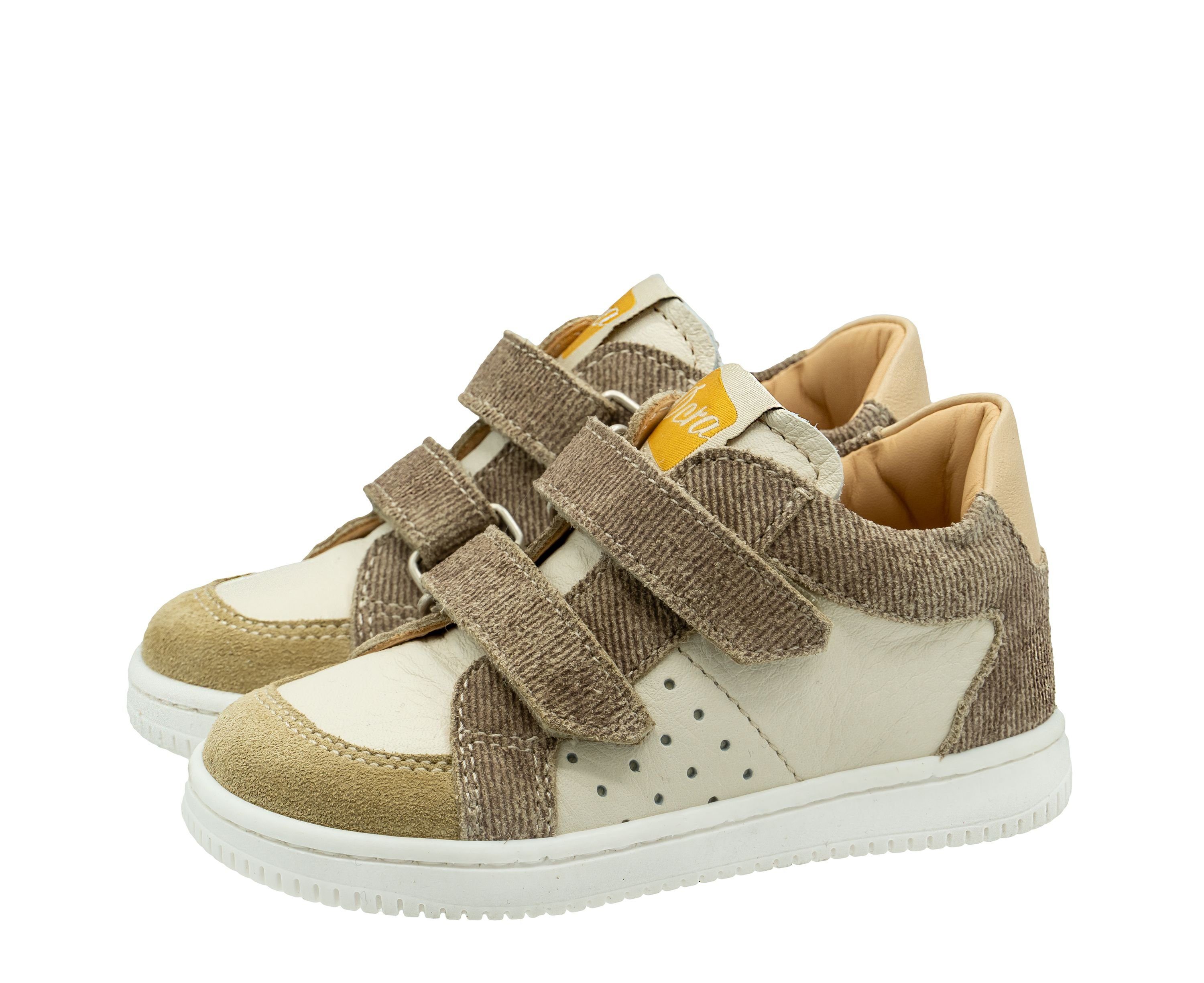 Ocra Ocra Schuhe Lauflernschuhe Kleinkind D077 pflanz. geg. Mittelbraun Schnürschuh