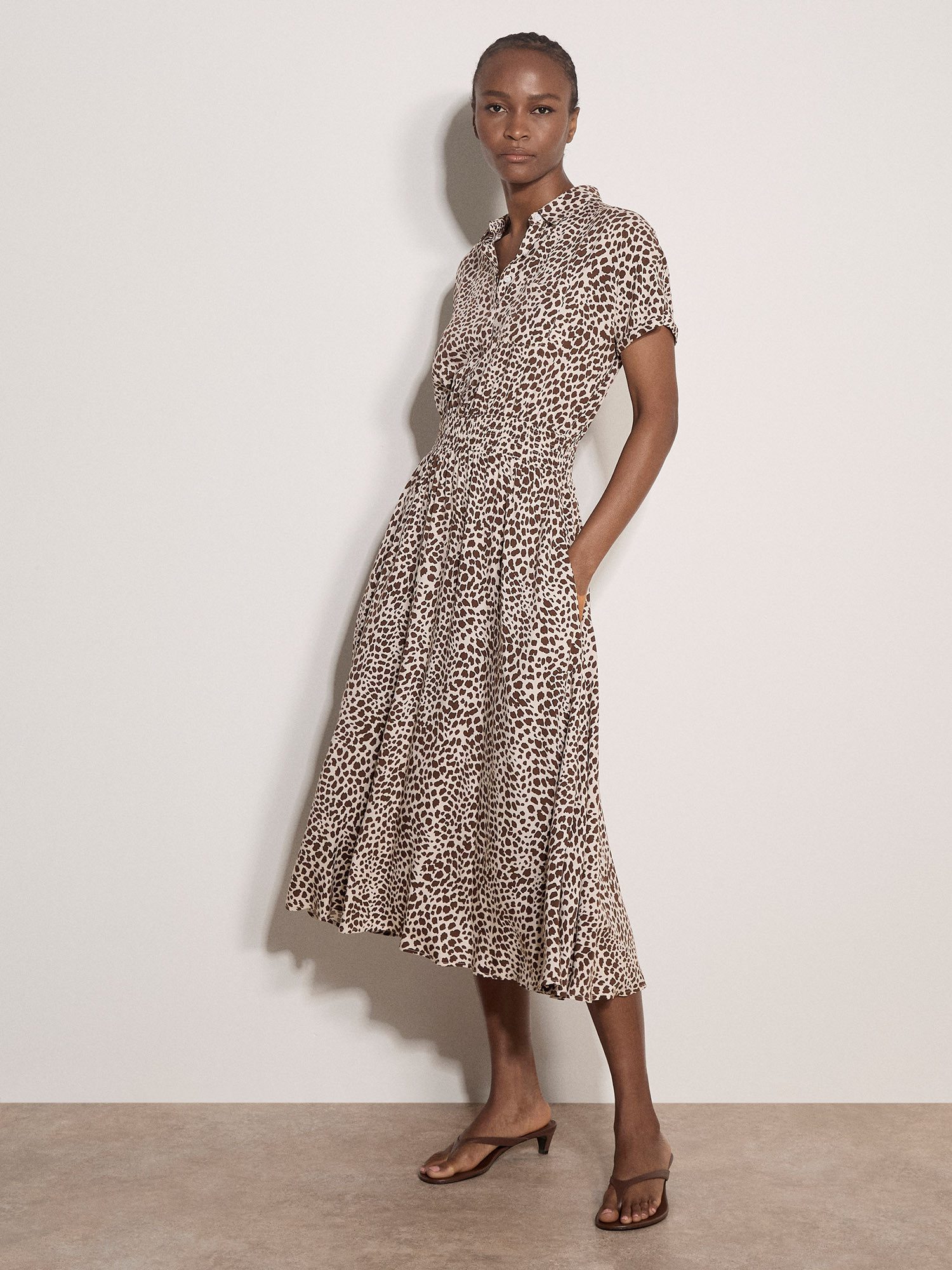 Druckkleid Midikleid