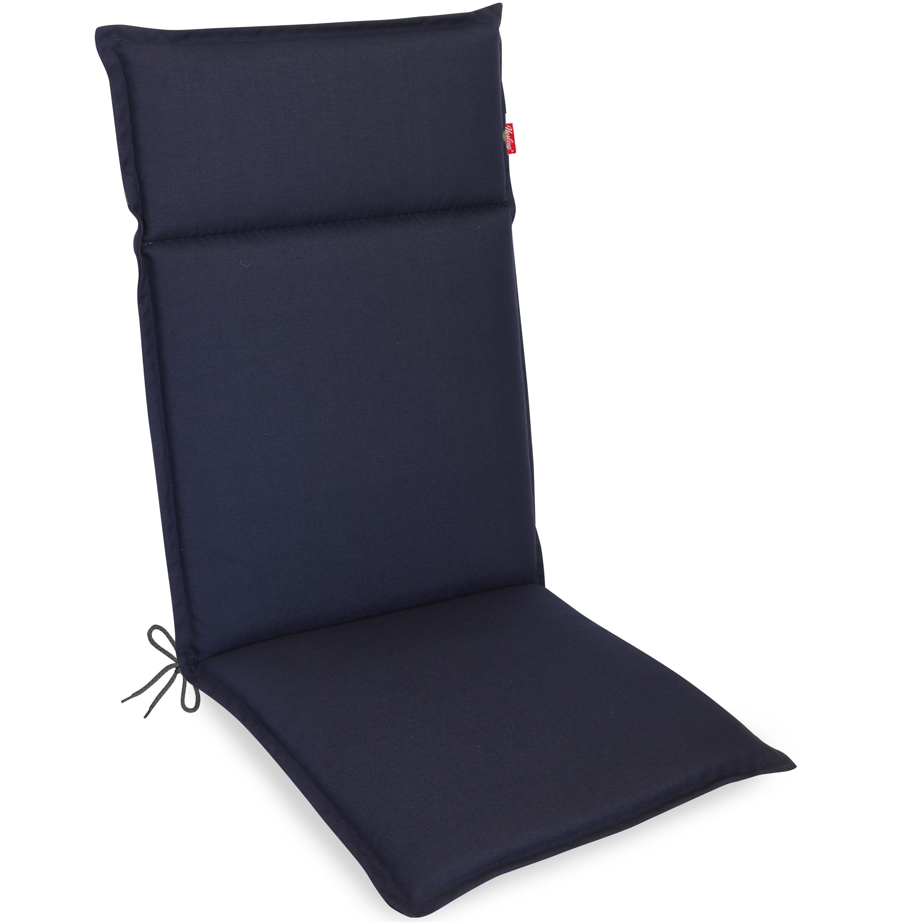 Herlag Hochlehnerauflage Bea Gartenstuhlauflage Wasserabweisend 120x50x4,5cm, (1 St), Polsterauflage für Klappstühle mit UV- & Fleckschutz