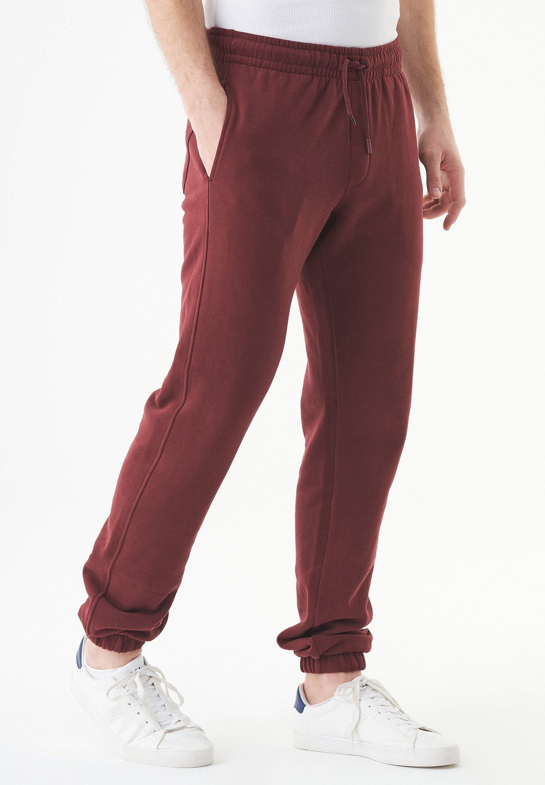ORGANICATION Sweathose Pars-Men's Sweatpants in Bordeaux günstig online kaufen