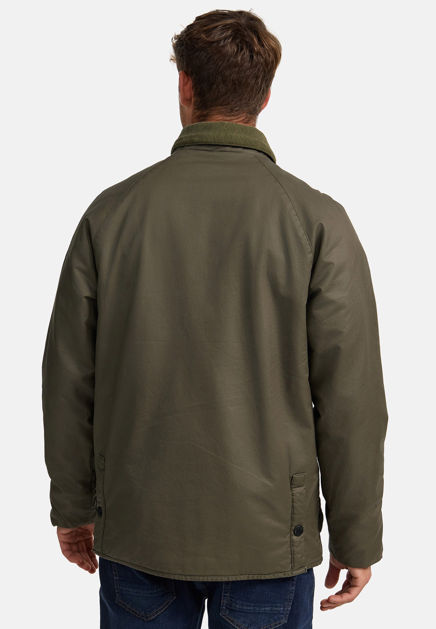 Indicode Sommerjacke Herren INFilmen Winterjacke Herrenjacke mit klassischem Cordkragen