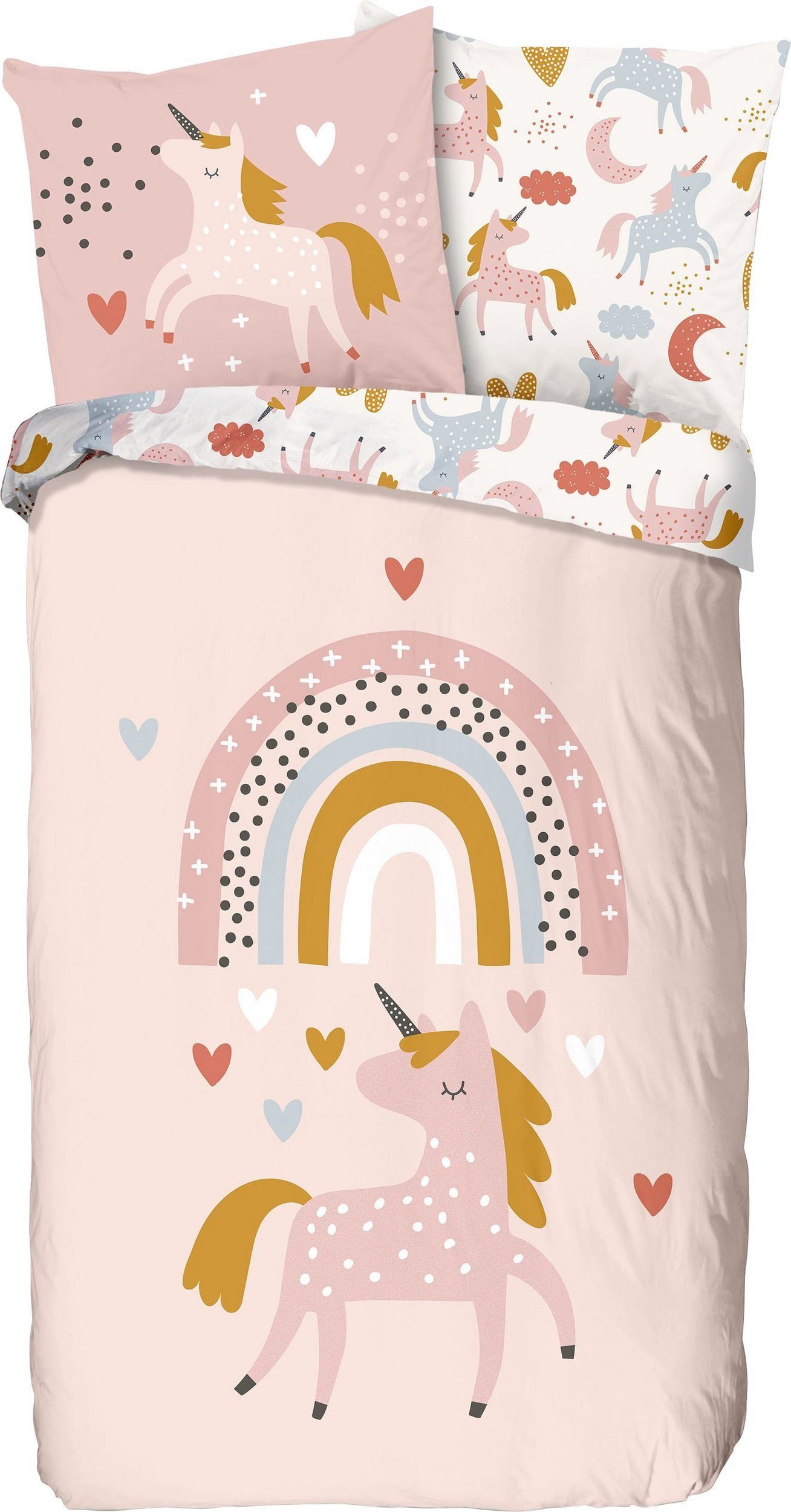 good morning Kinderbettwäsche Unilove Bettwäsche-Set, Renforcé, günstig online kaufen