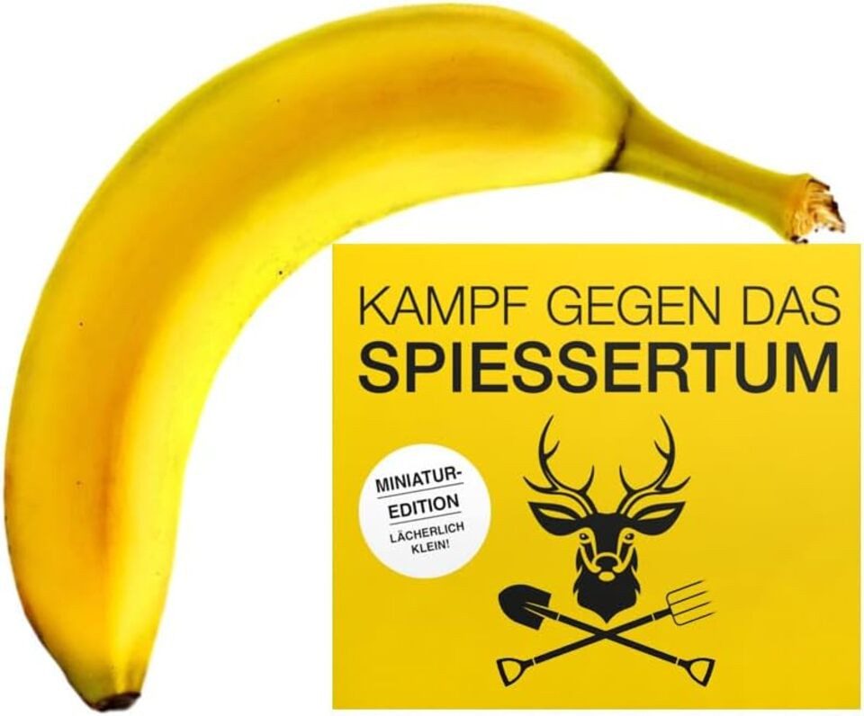 Kampfhummel Spiele Spiel Kampf gegen das Spießertum Miniatur Edition, Kleines aber feines Partypiel für Erwachsene, 3-10 Spieler
