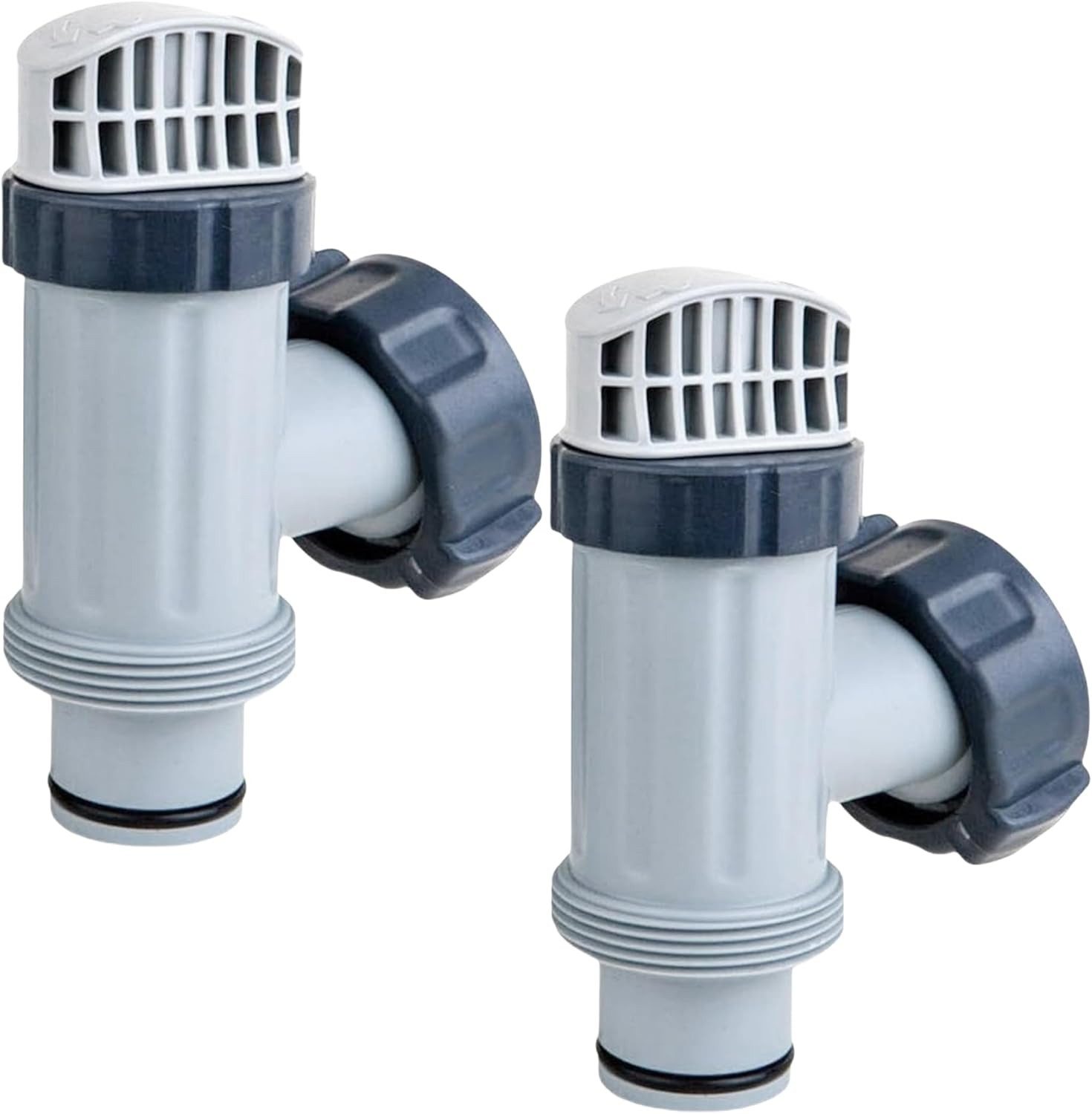 Skimmer 2 Pool Kolbenventile Schlauchverbinder für Intex Pumpe