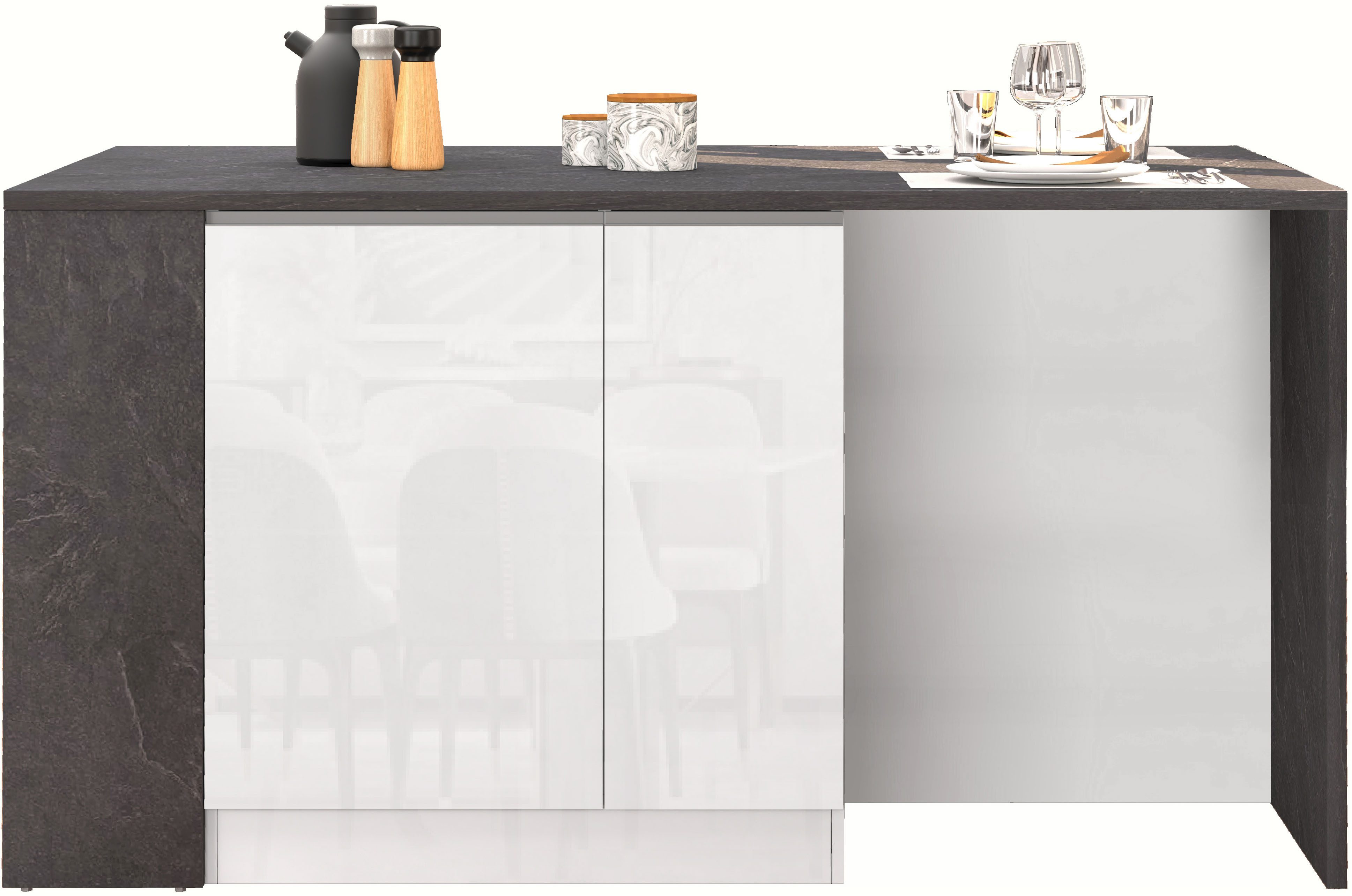 KOCHSTATION Kücheninsel KS-Sole, Kochinsel, Küchenarbeitsblock, Arbeitsinse günstig online kaufen