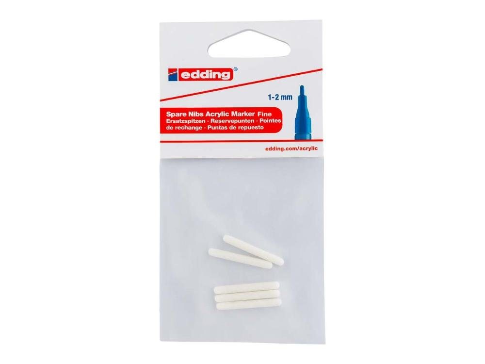 Thumbnail - edding Marker Ersatzspitze für edding Acrylmarker 'Acrylic' Rund, (5-tlg)
