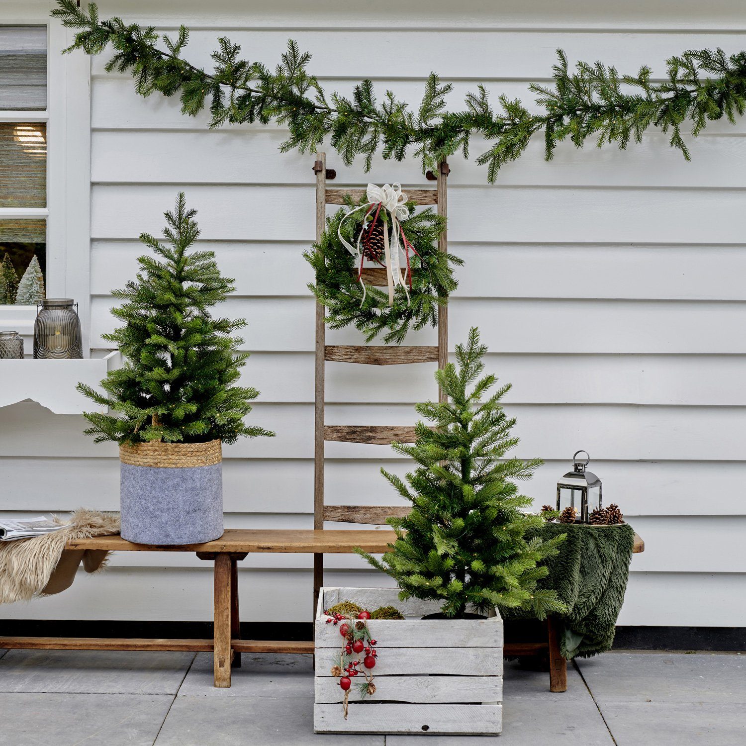 MARELIDA Künstlicher Weihnachtsbaum »LED Weihnachtsset für Eingang