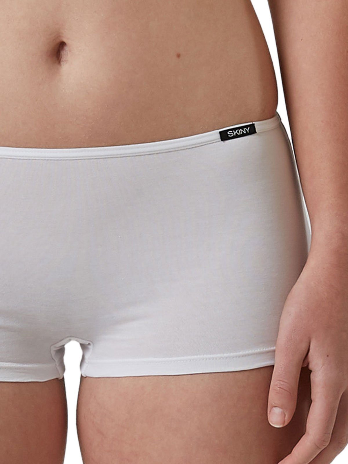Skiny Panty Damen Low Cut Pant Cotton Essentials (Stück, 1-St) Atmungsaktiv, elastisch, Uni, Basic