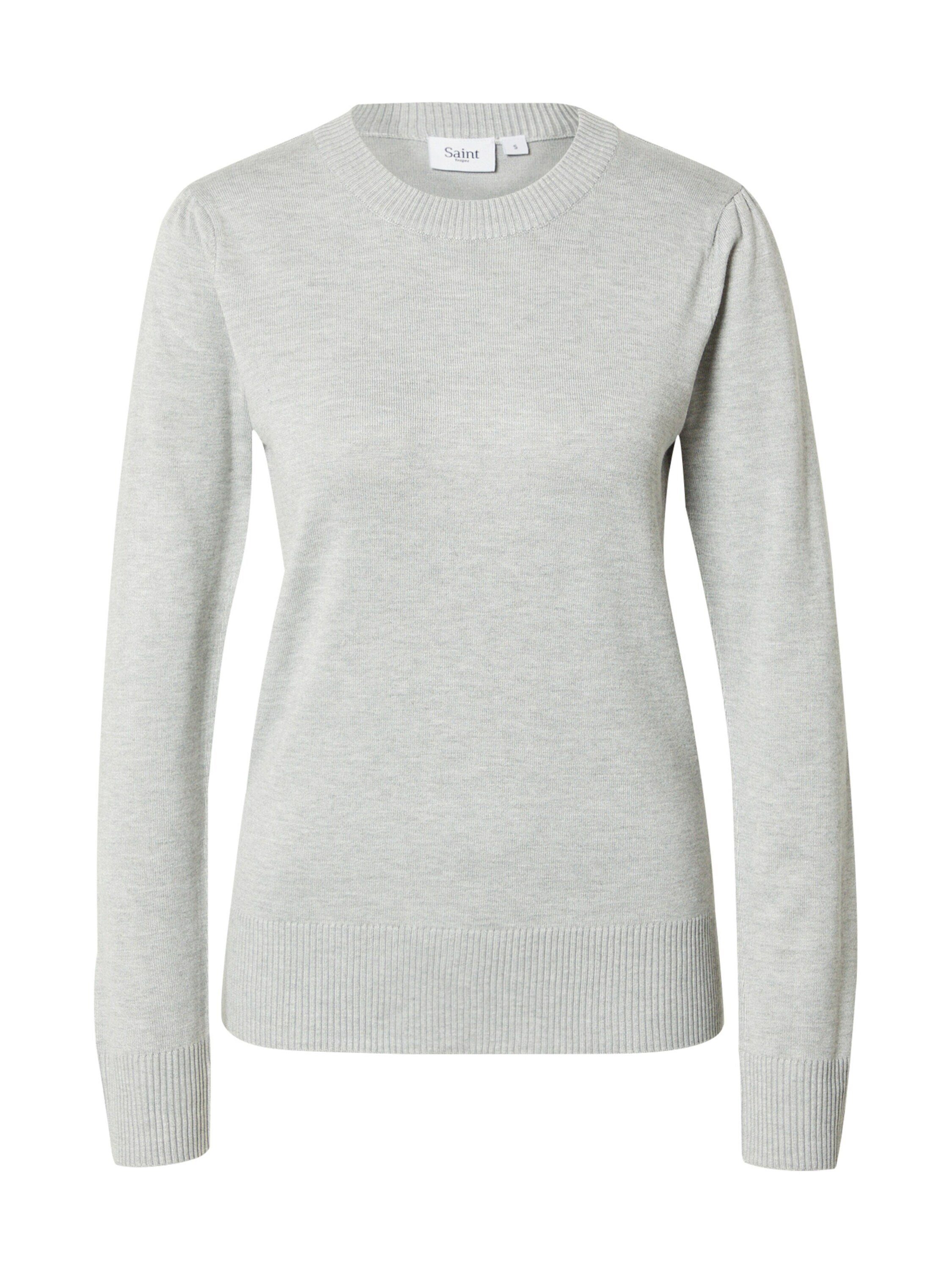 Saint Tropez Strickpullover Mila (1-tlg) Drapiert/gerafft