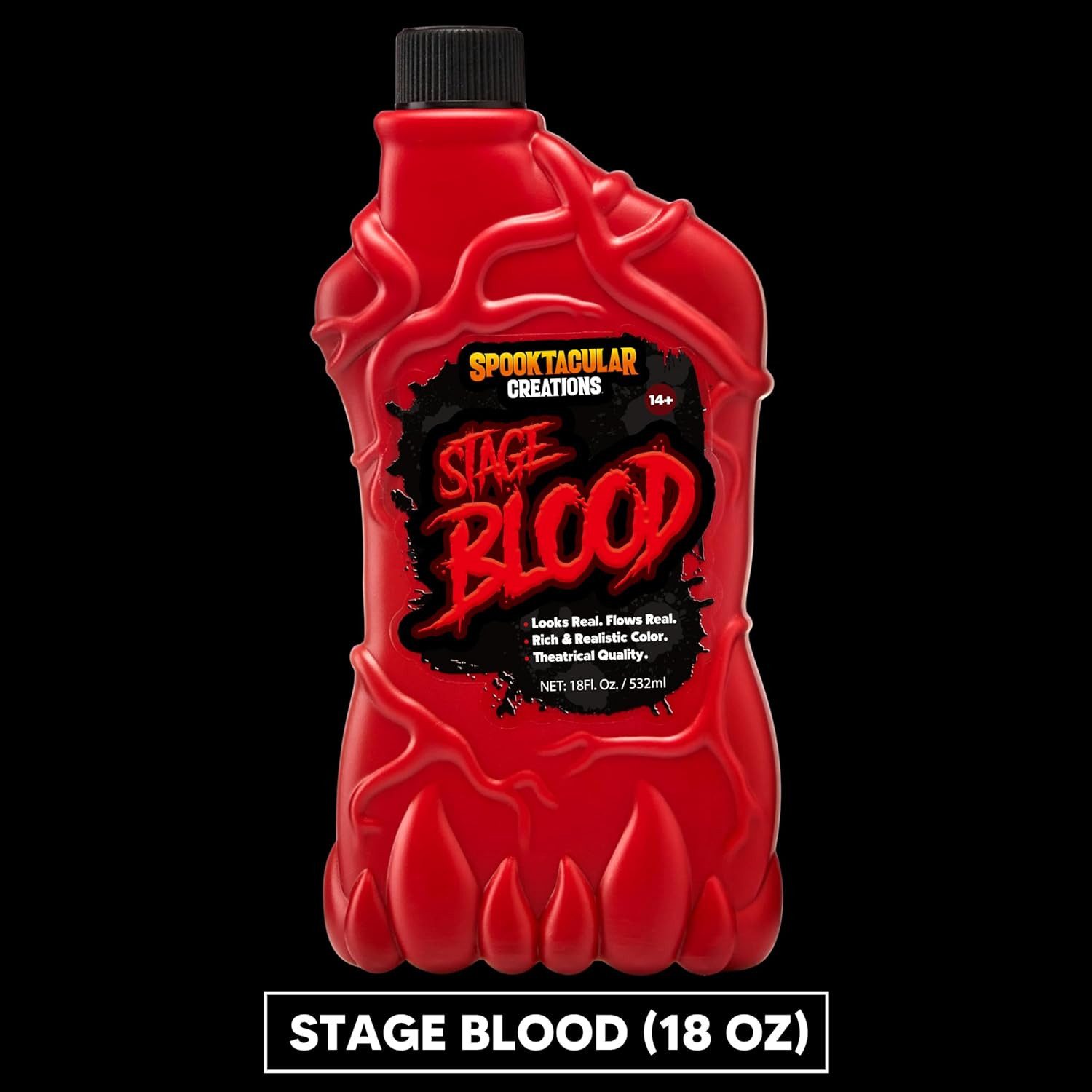 UE Stock Zombie-Kostüm 530 ml Fake Halloween Vampir Kunstblut Bühne Blut Theater Blut, für realistische Bluteffekt