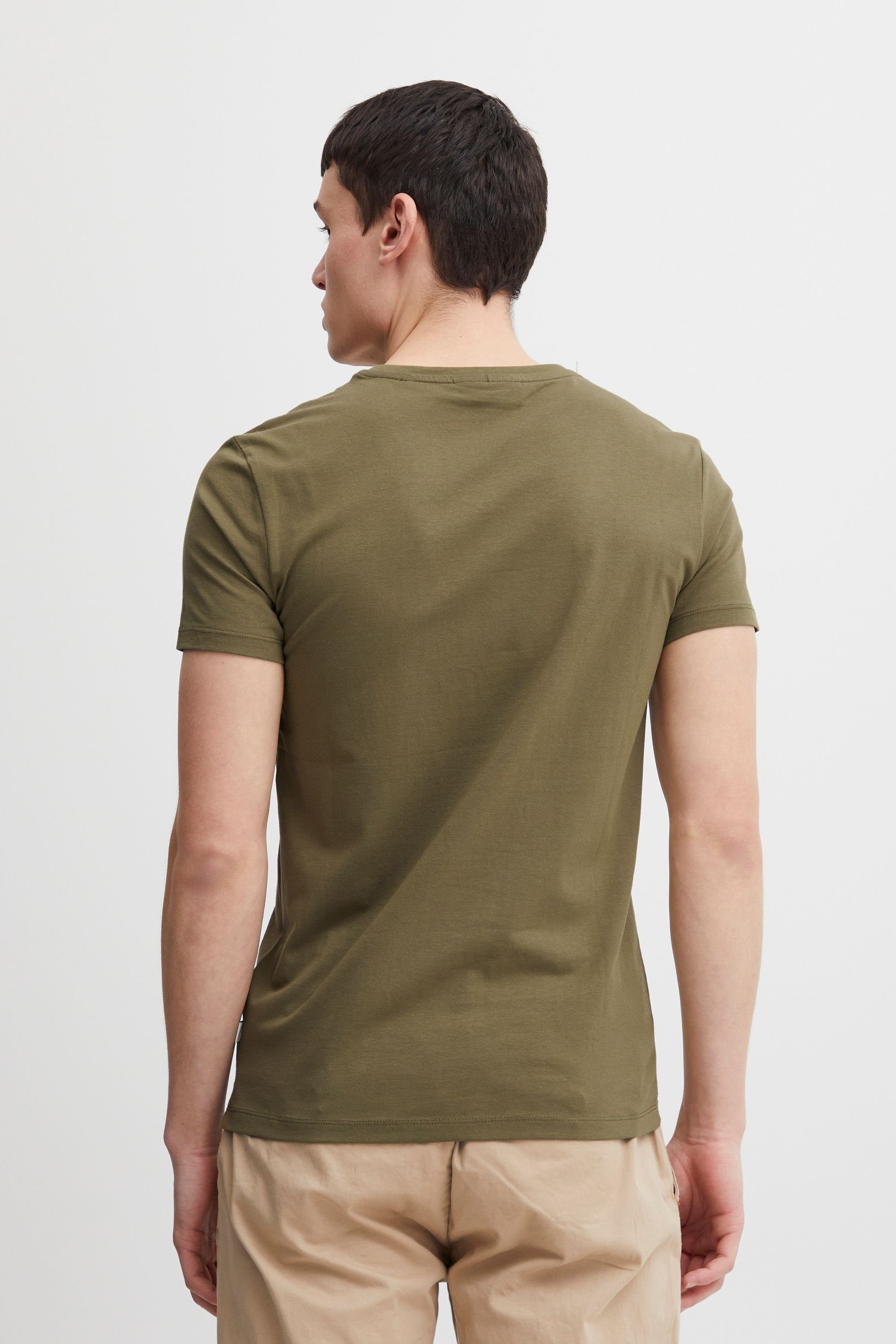 Burnt Casual T-Shirt 20503062 (180521) CFLincoln Friday Olive -