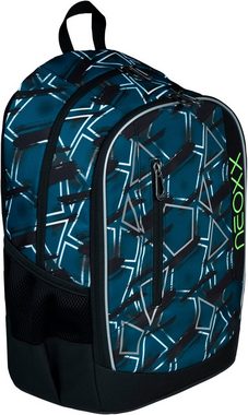 neoxx Schulrucksack Flow, Flash Yourself, teilweise aus recyceltem Material