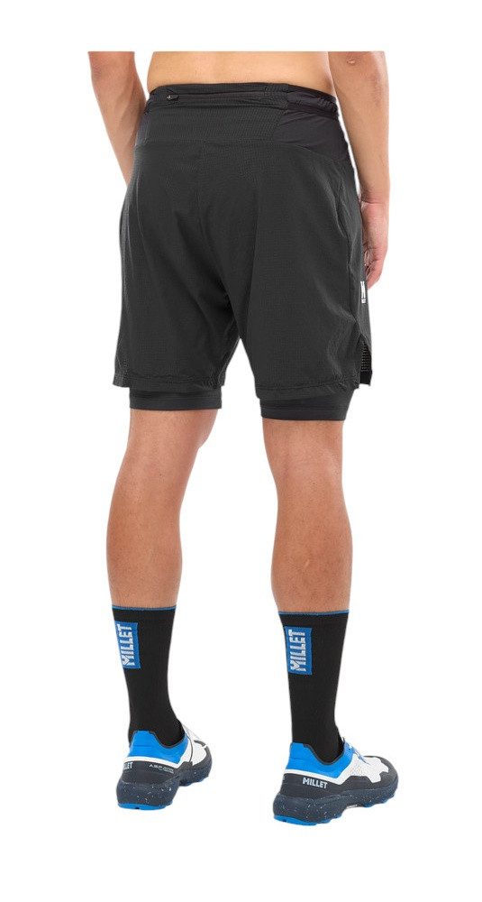 Millet Laufhose Intense 2in1 Short (schnelltrocknend, eingehängte Innenhose) kurz