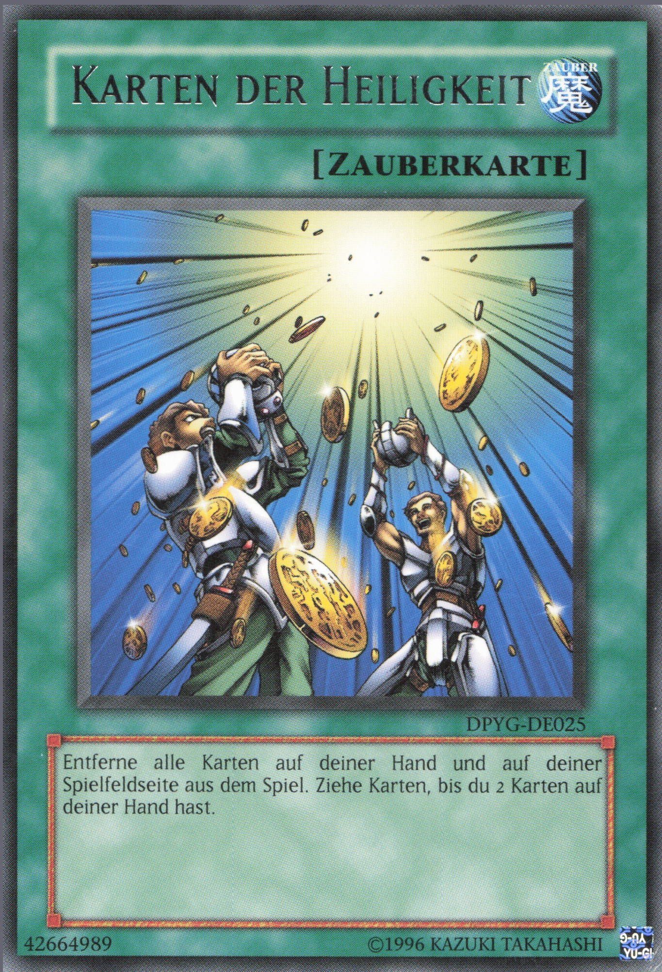 ReCollectibles Sammelkarte YuGiOh Karte Karten der Heiligkeit deutsch