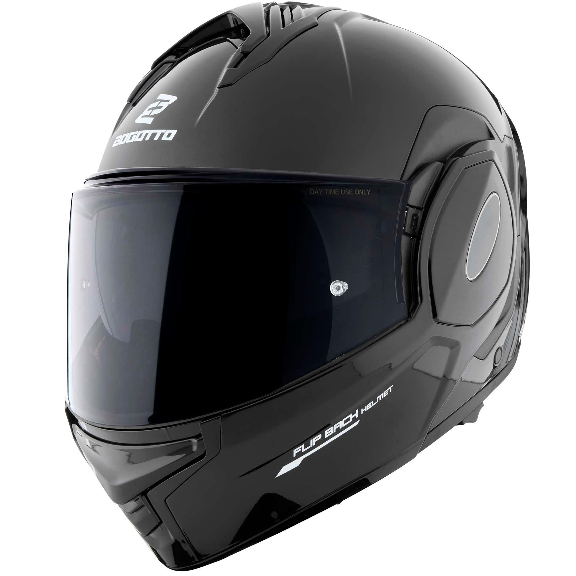 Bogotto Motorradhelm FS-X600 Klapphelm, vorbereitet für Kommunikationssystem,geeignet für Brillenträger,v