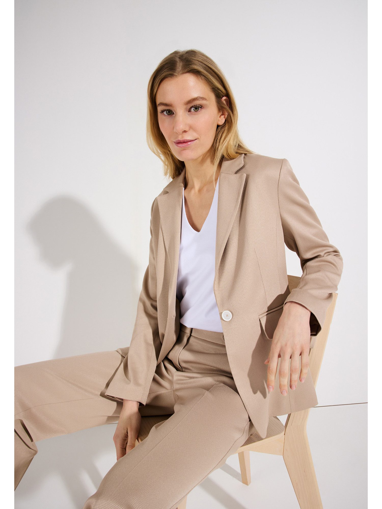 MORE&MORE Jackenblazer leicht taillierter Business-Blazer – Bild 4 von 5