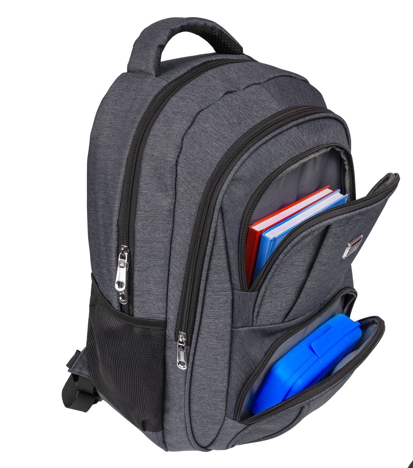 Sport Rucksack EAAKIE Reisen Freizeit Schulrucksack, Arbeit EAAKIE Rucksack Laptop GRAU Freizeitrucksack,Sportrucksack,Schulrucksack