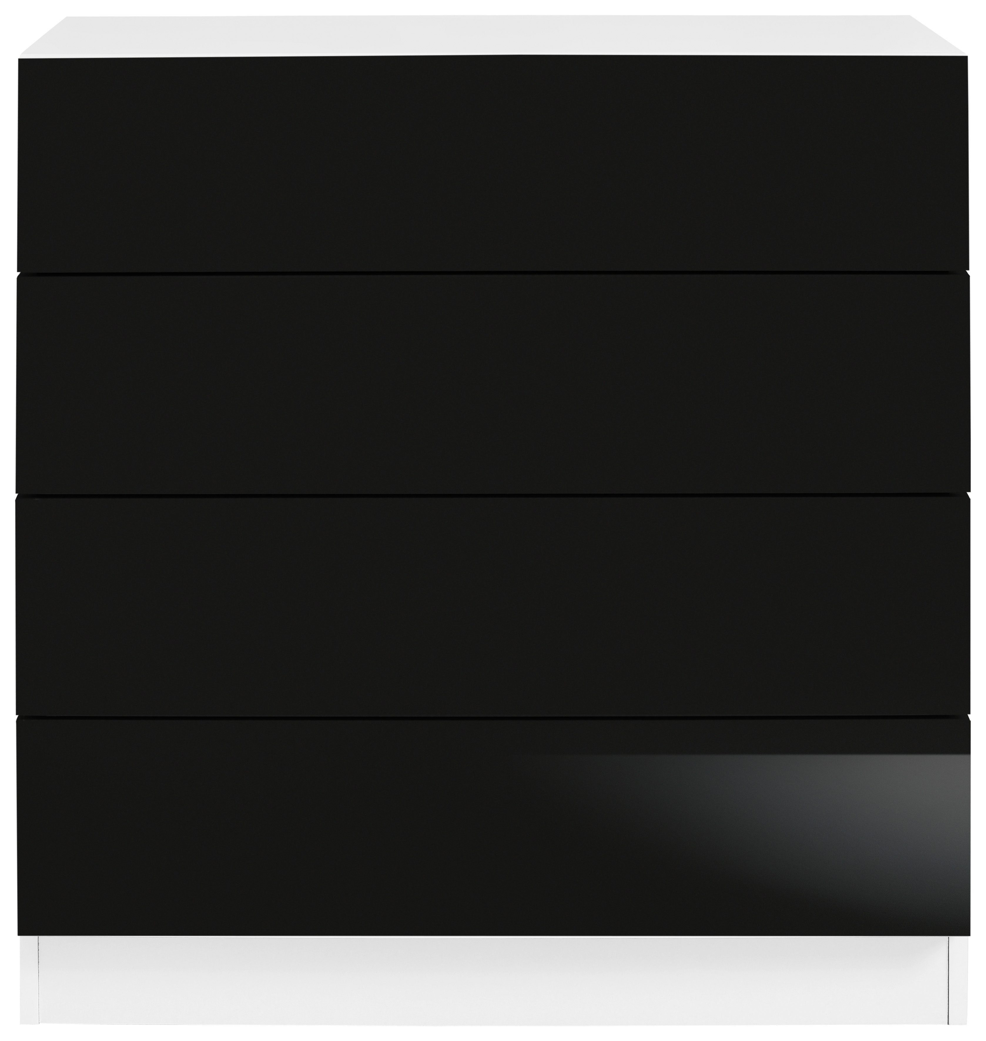 weiß matt/schwarz Hochglanz