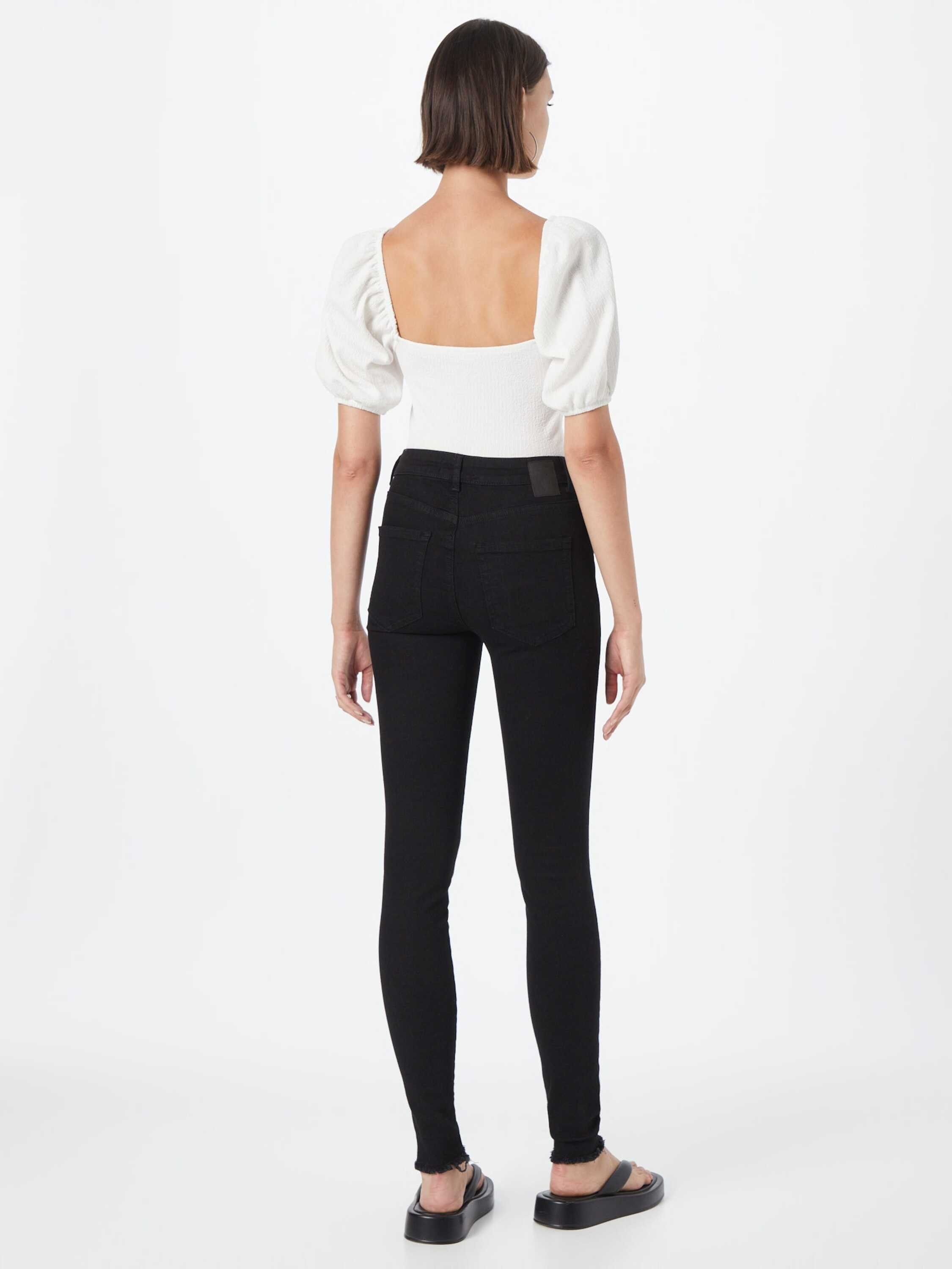 pieces Skinny-fit-Jeans Delly (1-tlg) Plain/ohne Details