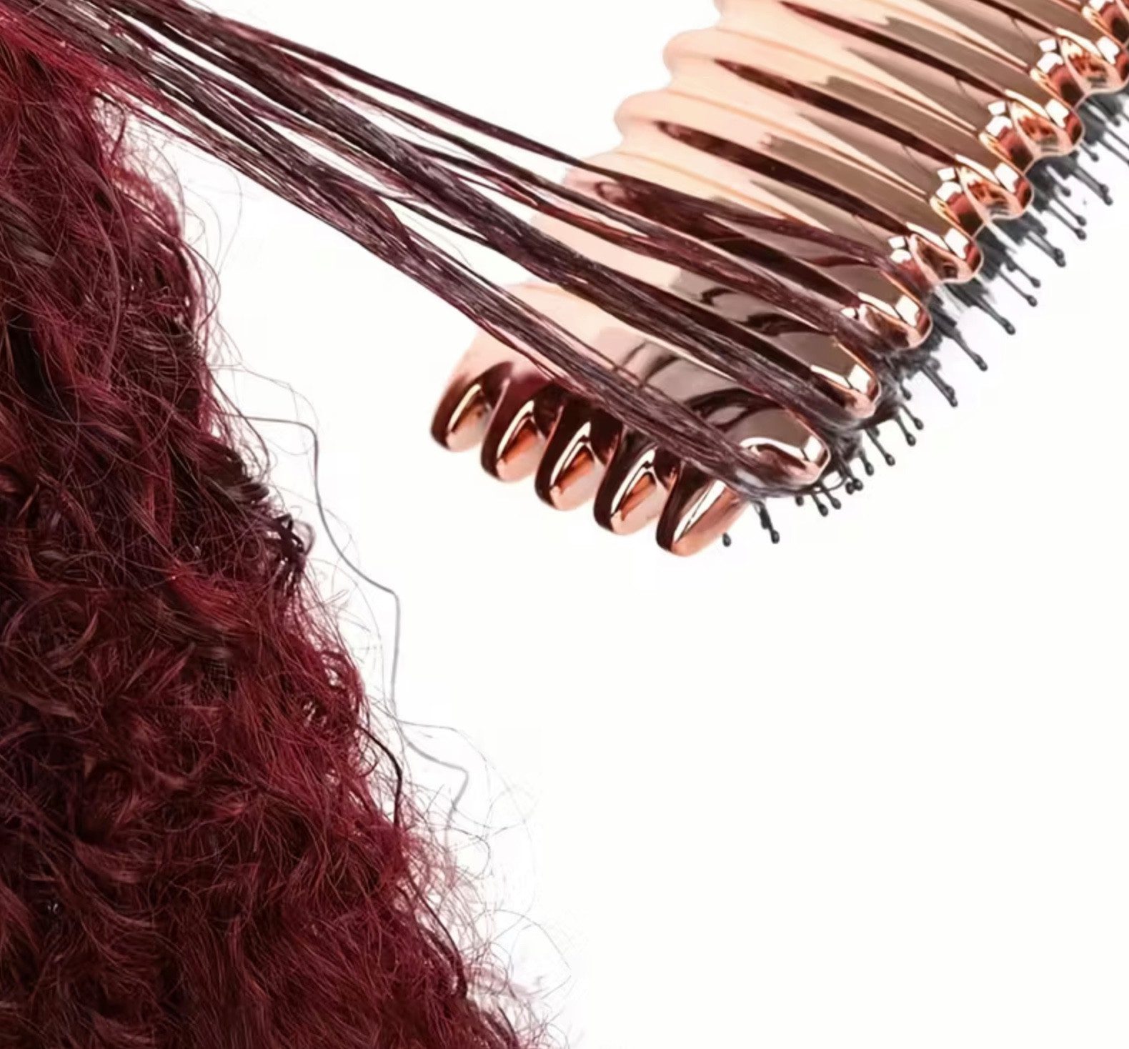 Samira Stylingbürste Curly Hair Brush Gold, Haarbürste, Locken Definieren, Entwirren,Hitzebeständig