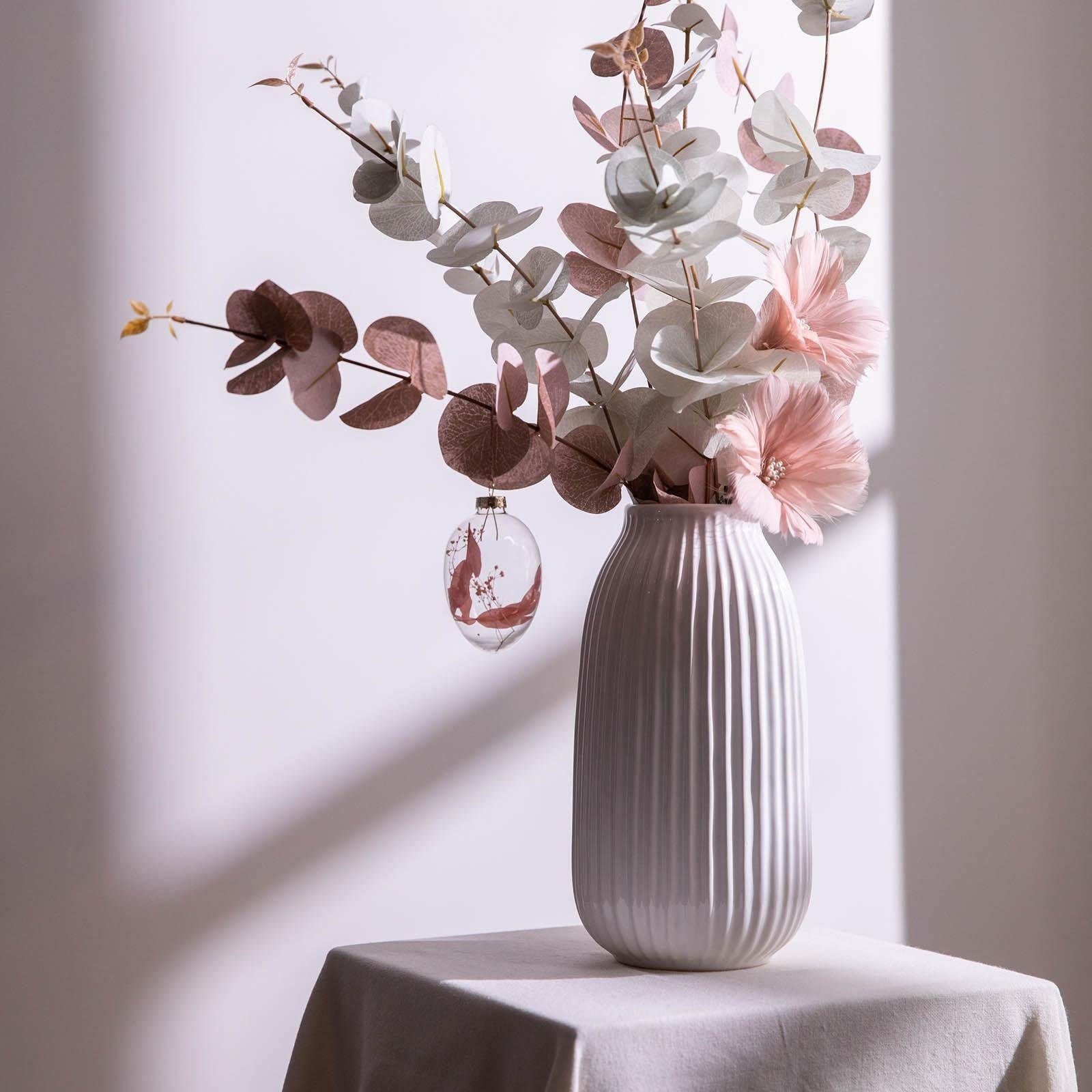 Kunstblume Kunst-Zweig Eukalyptus, 100 Kunststoff, Zentimeter Rosa Depot, Draht, L aus Polyester