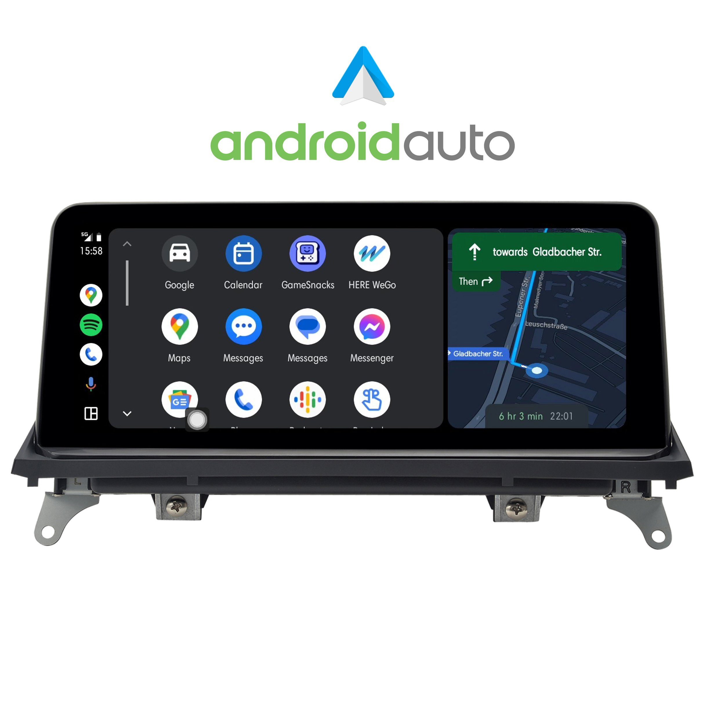 X6 BMW TAFFIO Einbau-Navigationsgerät Touchscreen CCC Für E70 Android 10.2" E71 X5 GPS CarPlay