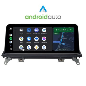 TAFFIO Für BMW X5 X6 E70 E71 CCC 10.2" Touchscreen Android GPS CarPlay Einbau-Navigationsgerät
