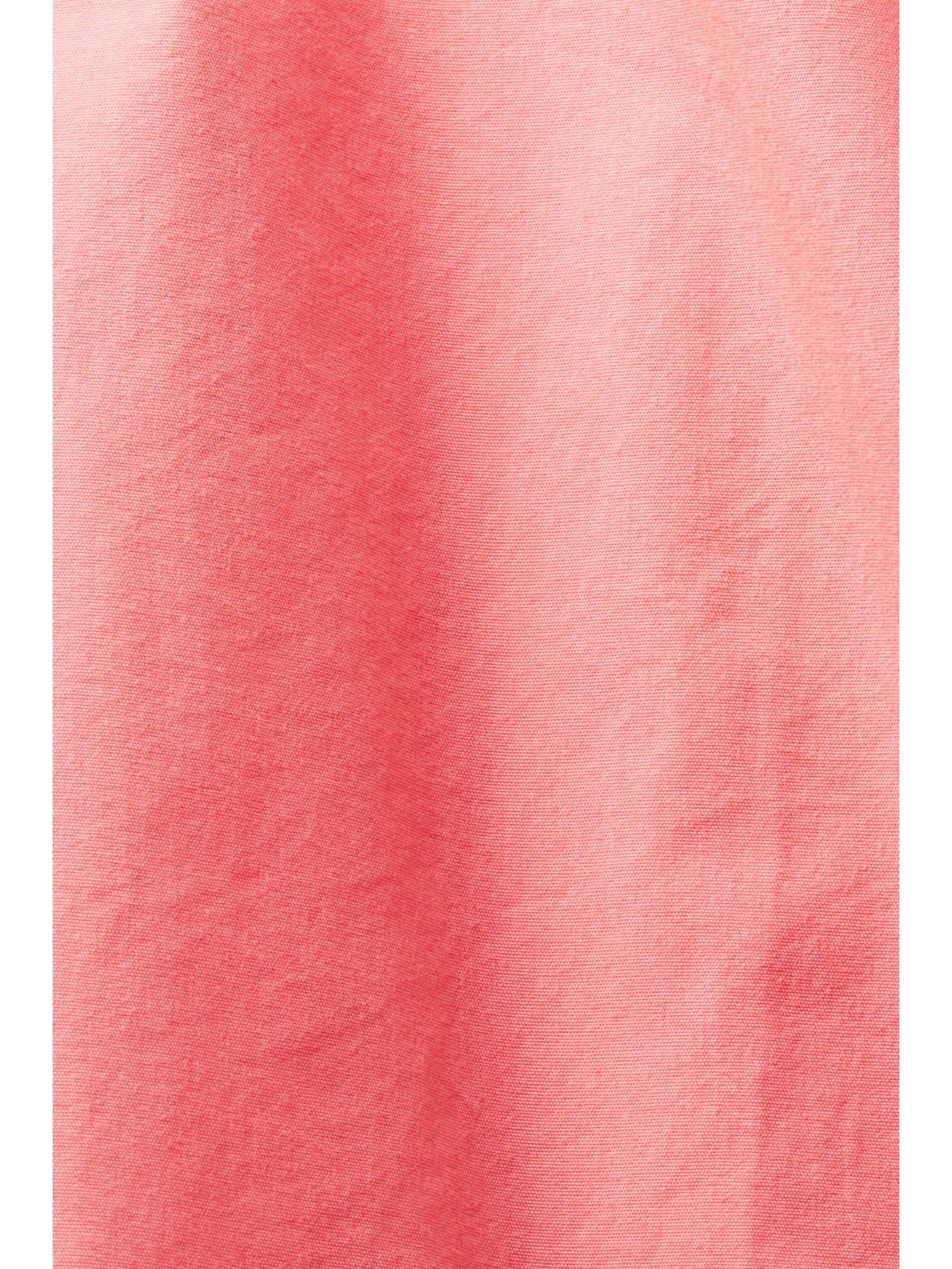 Esprit Langarmbluse aus Hemd PINK Baumwoll-Popeline