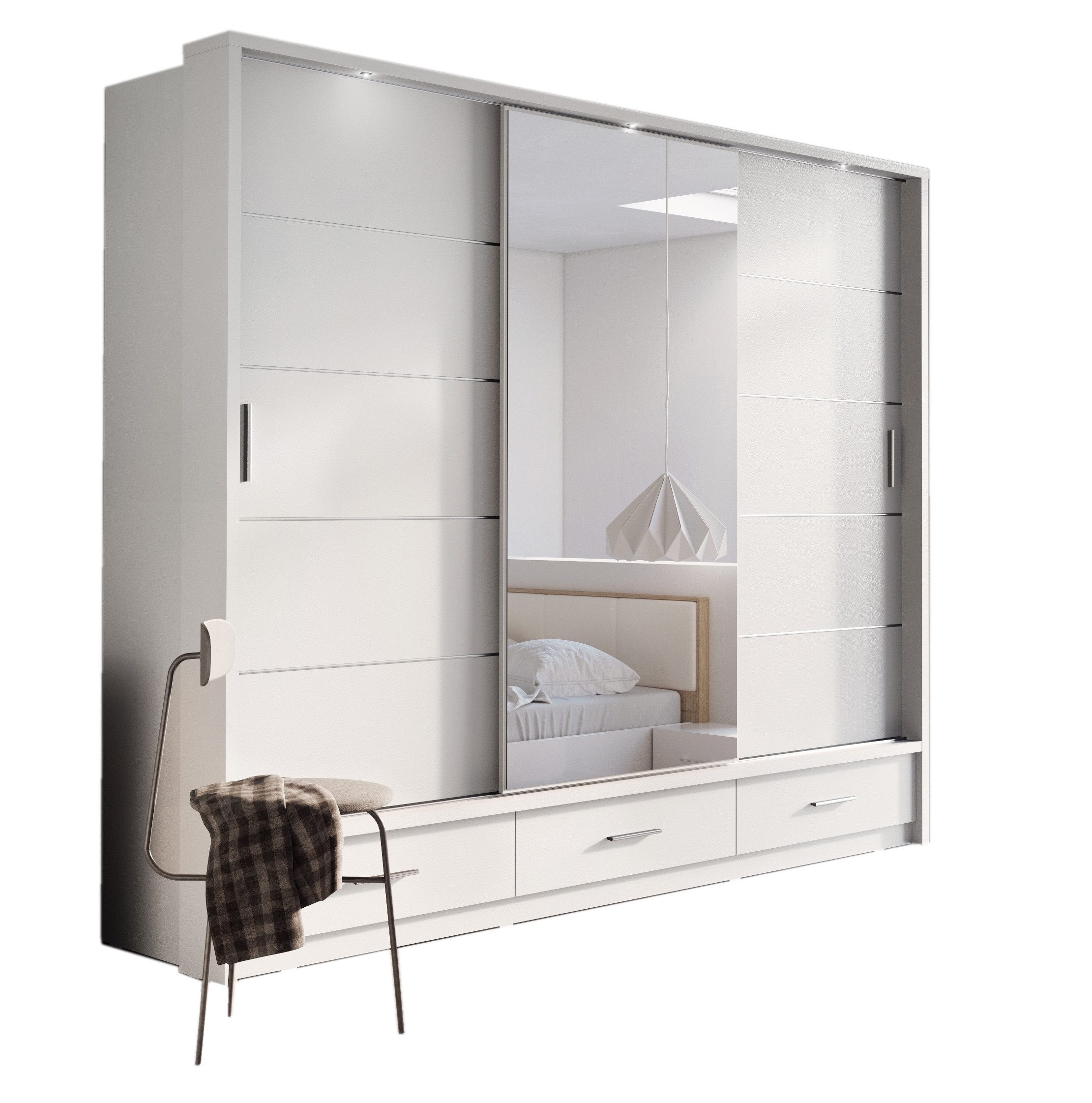 Compleo Kleiderschrank ARTI 01 mit 3 günstig online kaufen