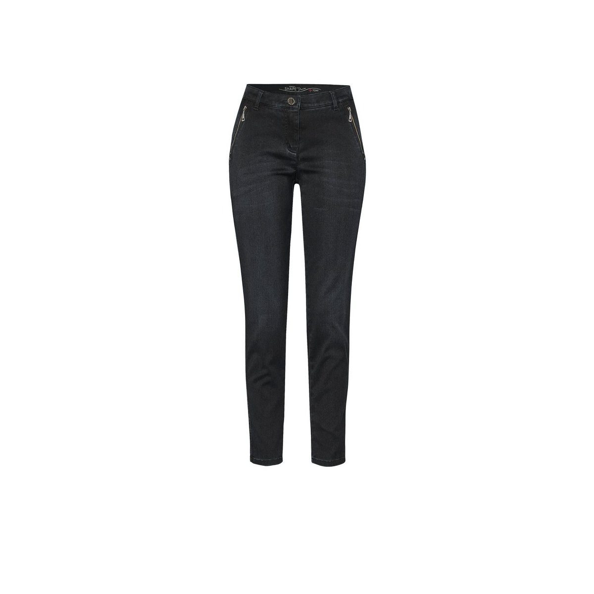(1-tlg) 5-Pocket-Jeans anthrazit TONI