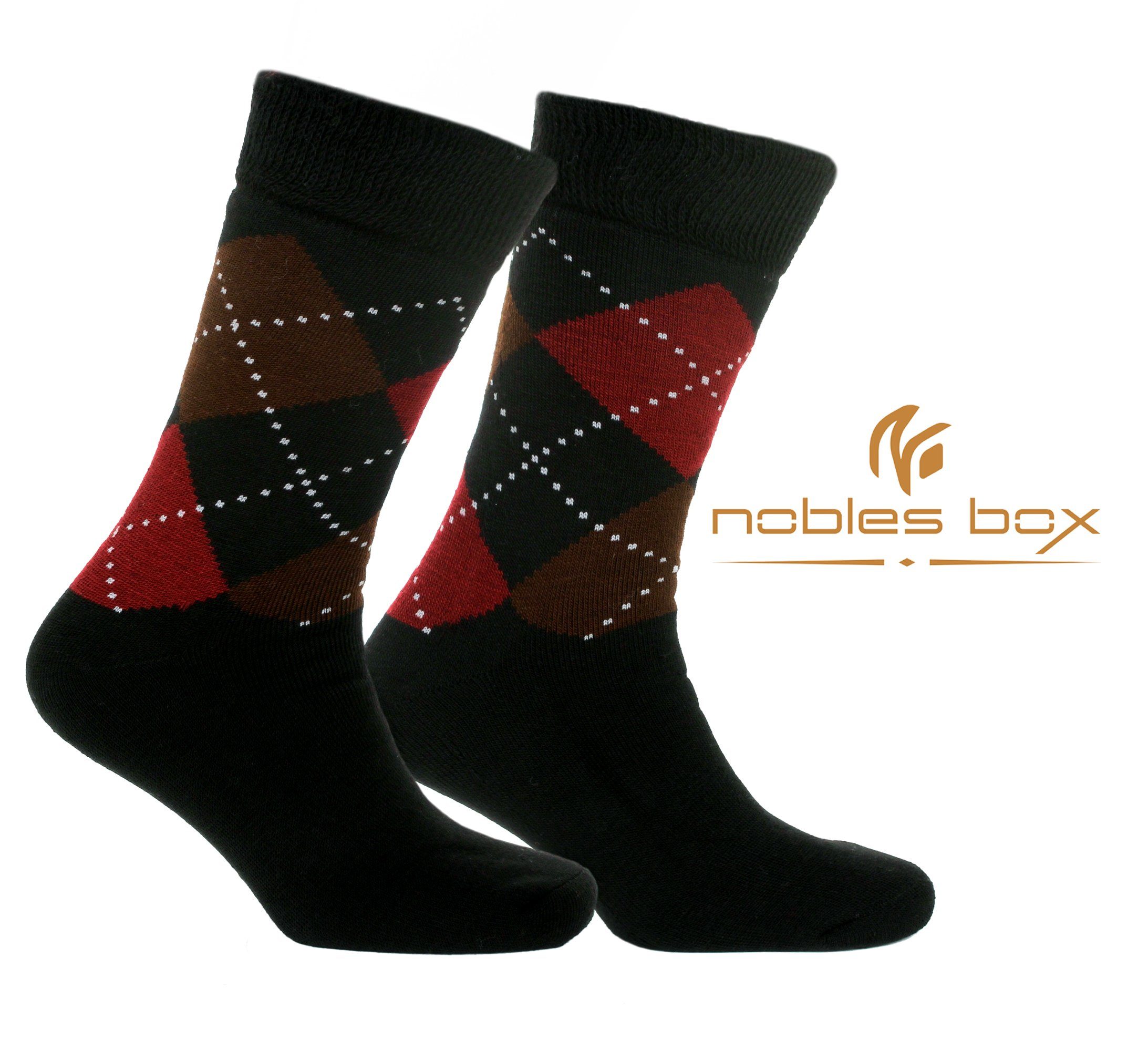 NoblesBox Thermosocken Herren Arbeitssocken Größe) (Beutel, Wintersocken Asorti-2 Herren Herren EU Socken, Warme 2-Paar, 41-45