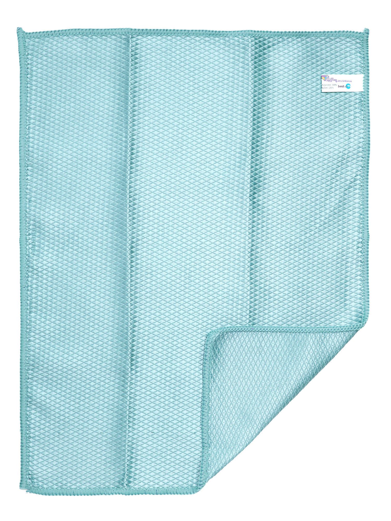 HiGloss Mikrofasertücher mit Wabenstruktur, 5-teiliges Set Mikrofasertuch (5-tlg., 5er-Set, Wabenstruktur, reinigt ohne Chemie, waschbar & wiederverwendbar)