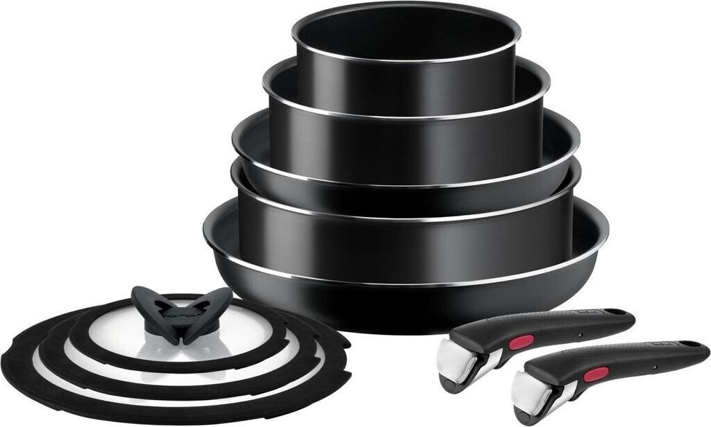 Tefal Topf-Set Topf-Set Ingenio Ultimate, Topf und Pfannenset abnehmbarer Griff, (10-tlg)